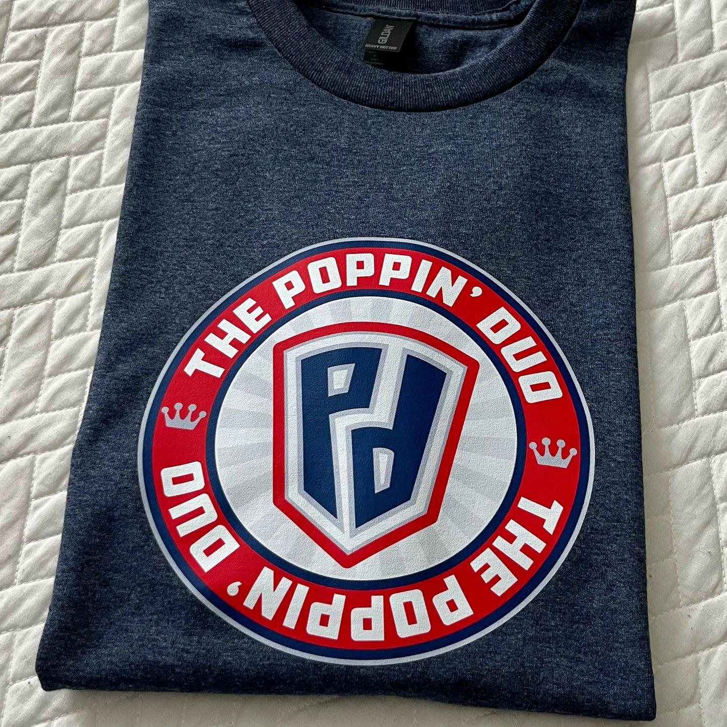 Short Sleeve Poppin Duo Logo T-Shirt