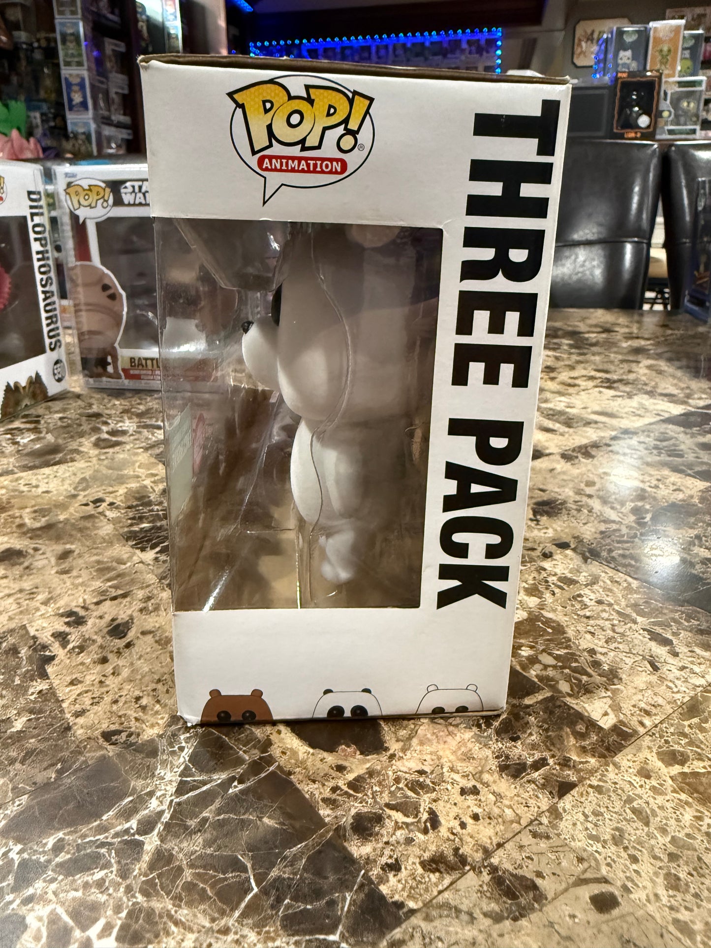 Grizz, Panda, & Ice Bear Funko Pop #3 Pack