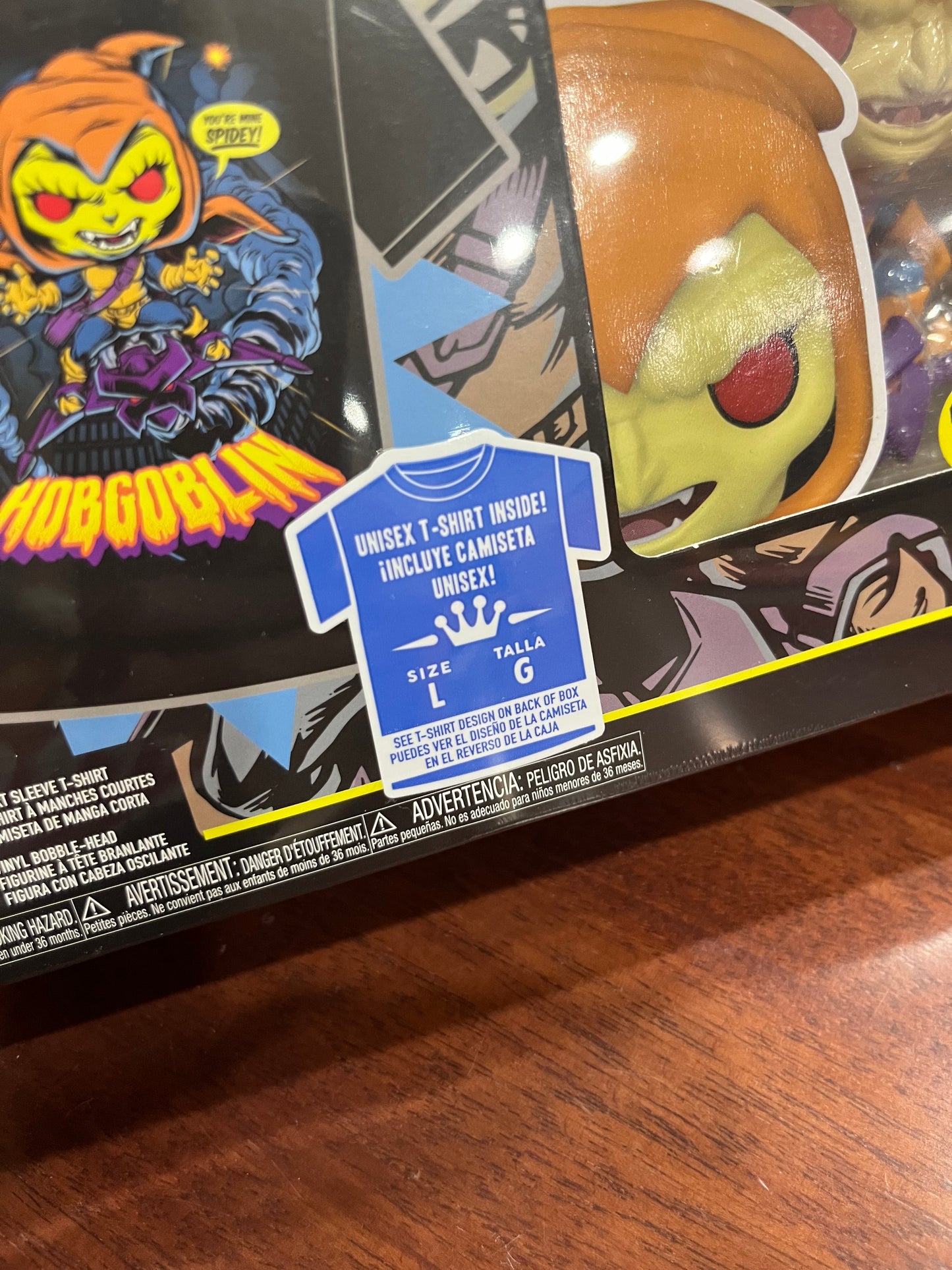 Marvel: Hobgoblin Funko Pop & Tee - L Sealed