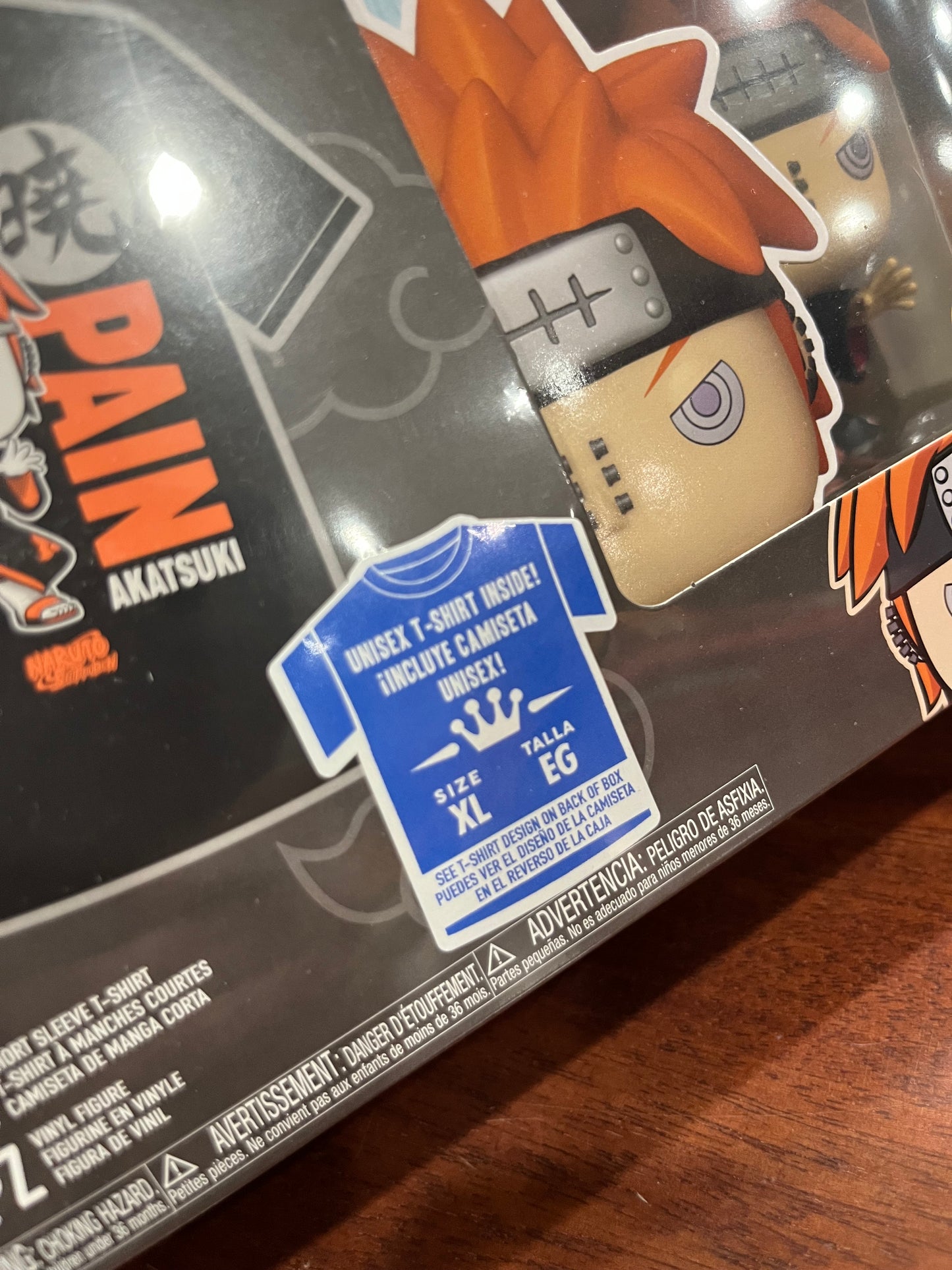 Naruto: Pain Funko Pop & Tee - XL Sealed