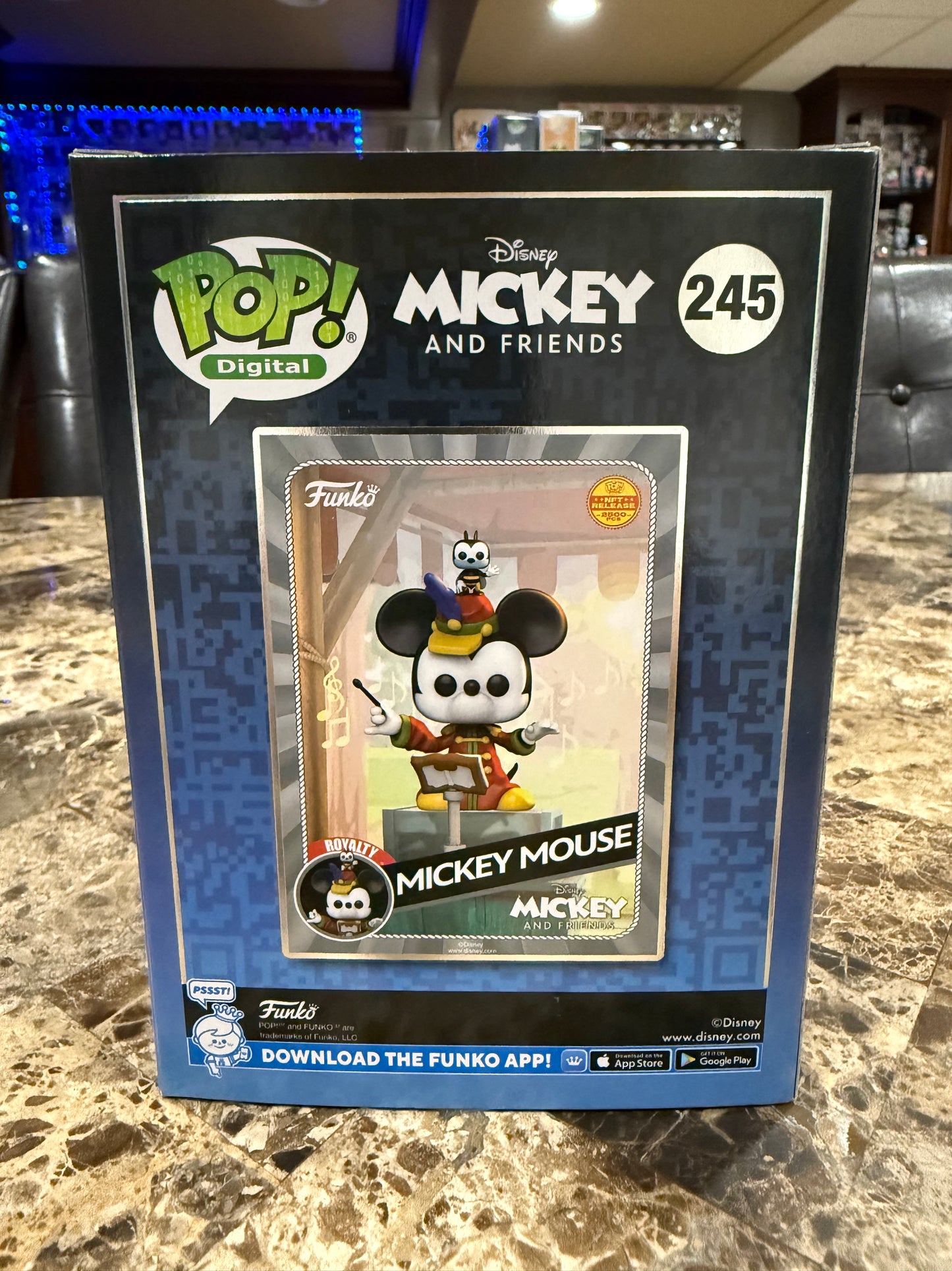 Mickey Mouse Funko Pop #245 (Mickey and Friends NFT Release 2500 pcs)