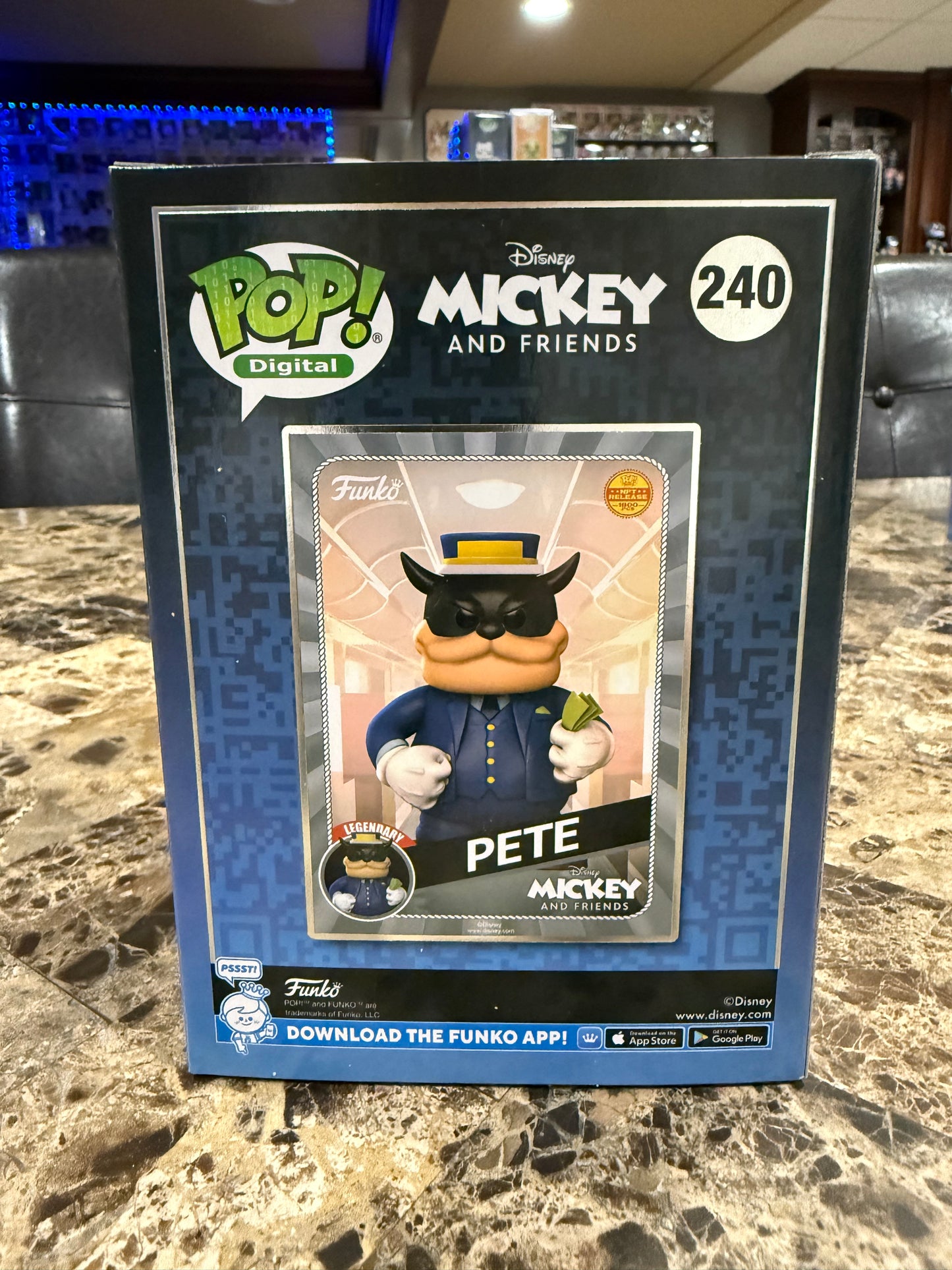 Pete Funko Pop #240 (Mickey and Friends NFT Release 1800 pcs)