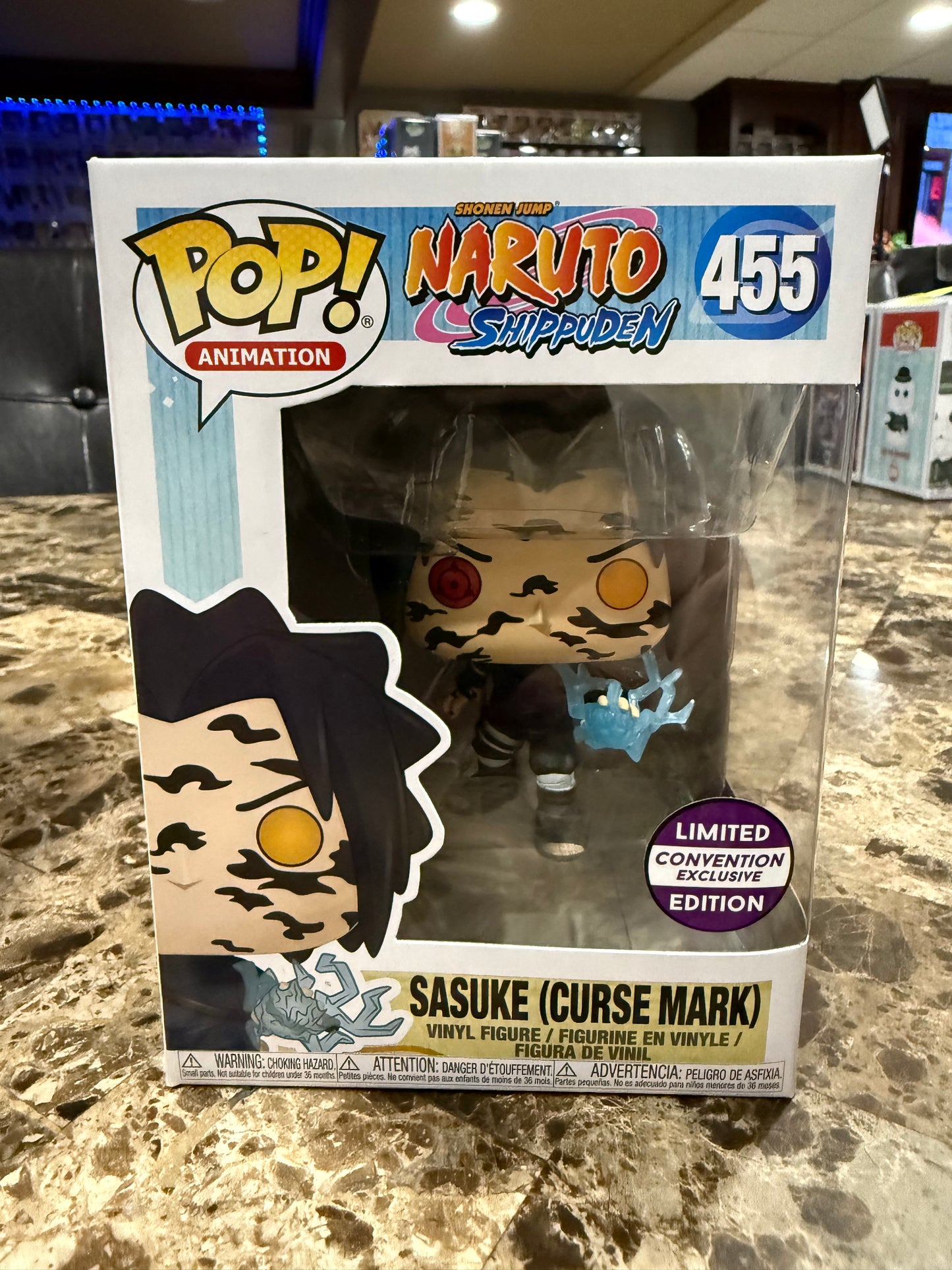 Sasuke (Curse Mark) Funko Pop #455 (Naruto Shippuden Convention Exclusive)