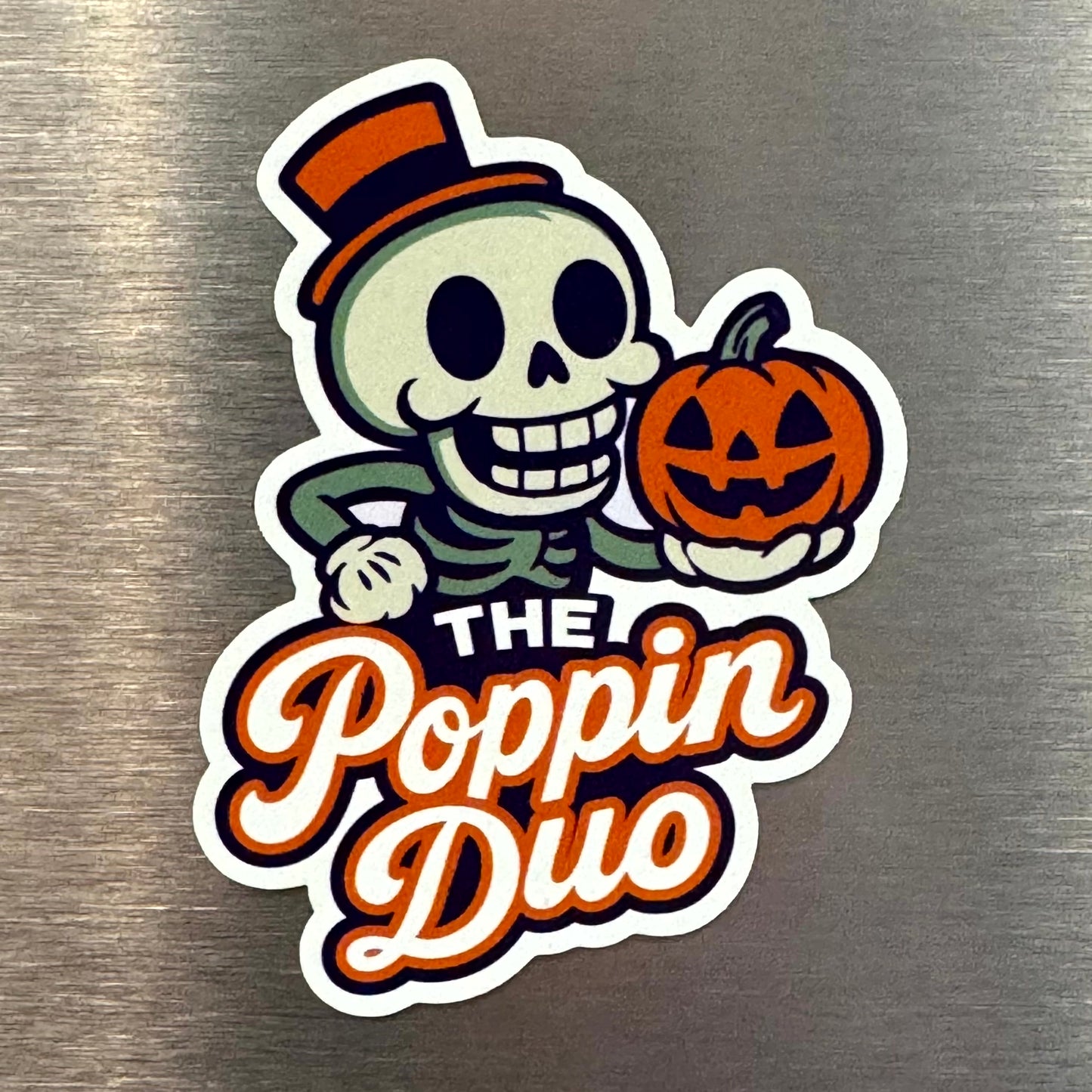 The Poppin Duo Halloween Magnet ā 3" Limited Edition