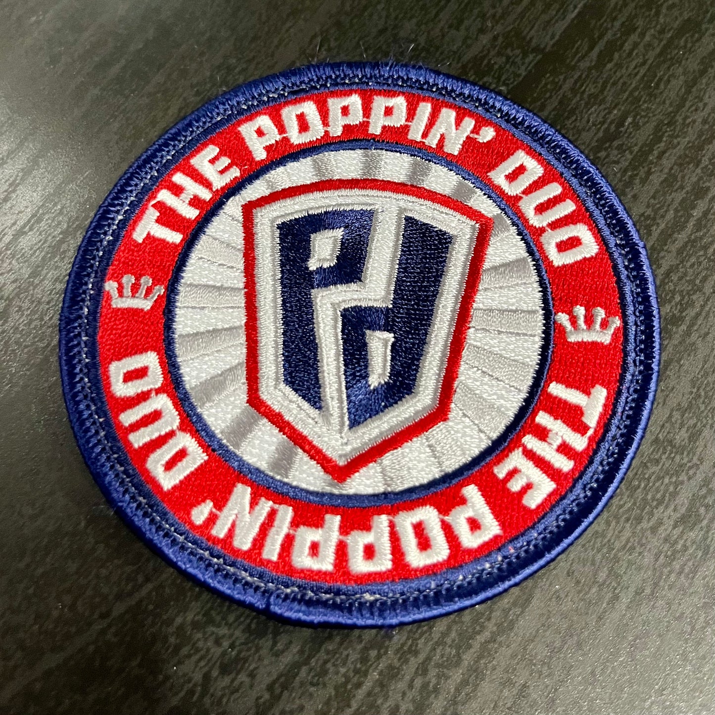 3 1/2" Poppin Duo Velcro Patch