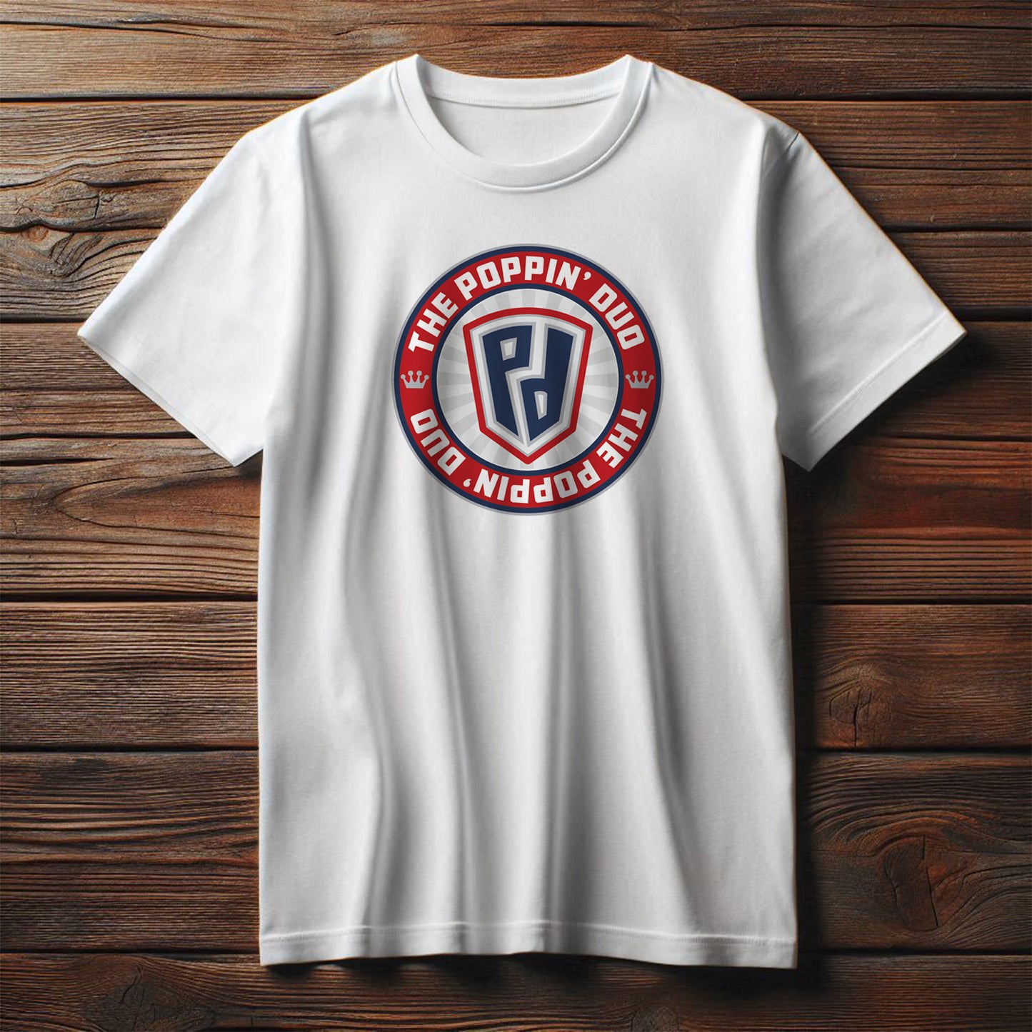 Short Sleeve Poppin Duo Logo T-Shirt