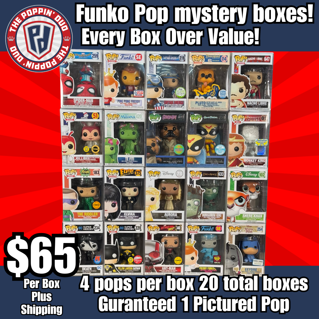 Search for CAP Funko Pop Mystery Box!
