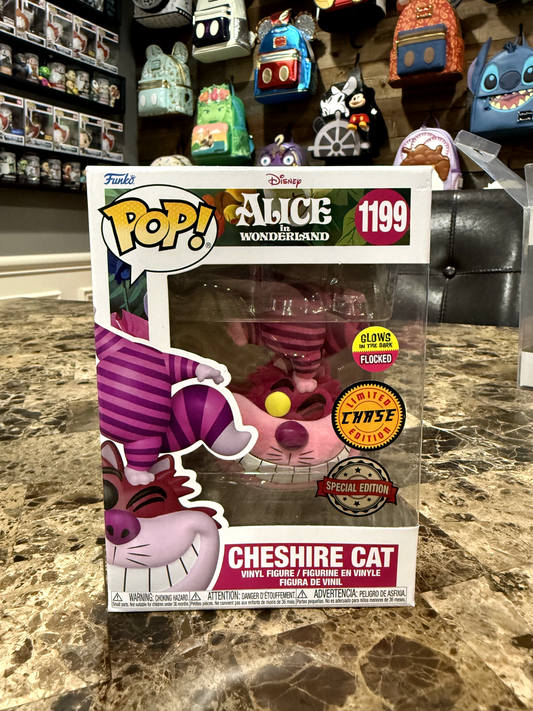 Cheshire Cat (Glows in the Dark Flocked Chase Special Edition) #1199 Alice in Wonderland - Funko Pop!