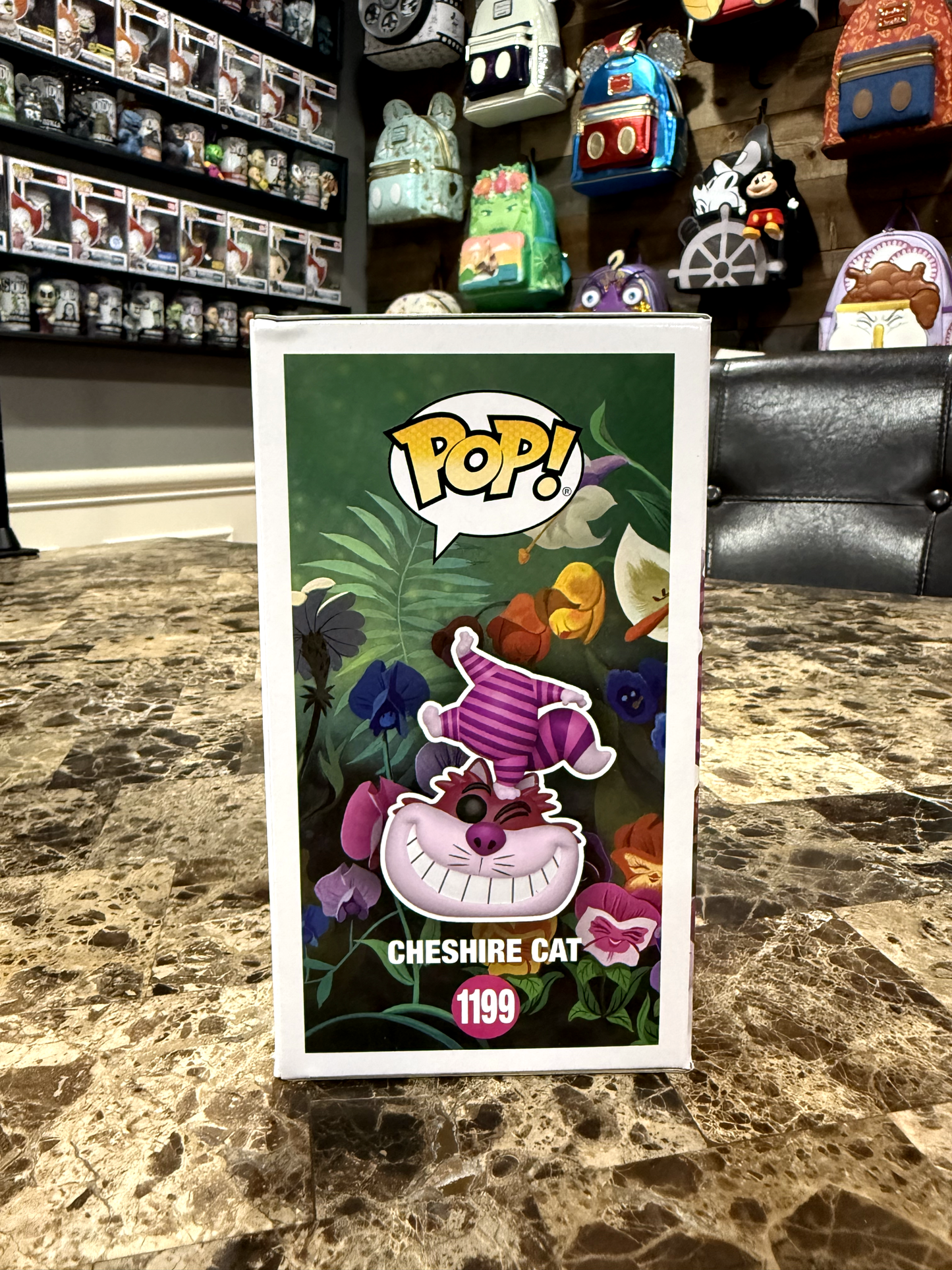 Cheshire Cat (Glows in the Dark Flocked Chase Special Edition) #1199 Alice in Wonderland - Funko Pop!