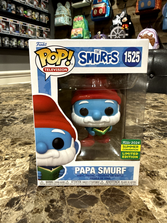 Papa Smurf (2024 Summer Convention Limited Edition) #1525 The Smurfs - Funko Pop!