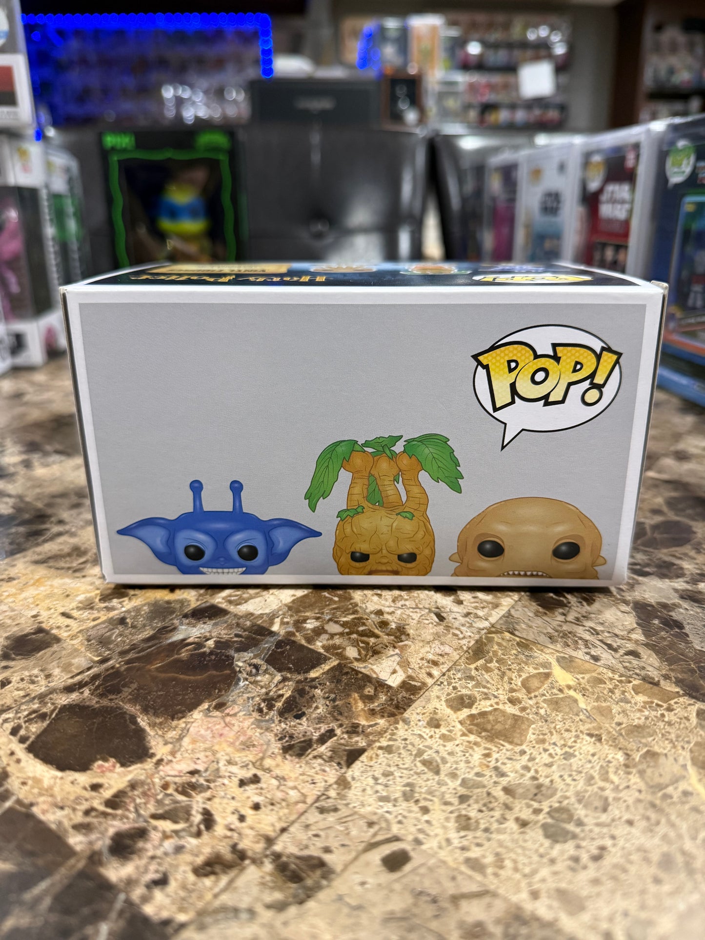 Cornish Pixie, Mandrake, and Grindylow 3 pack Funko Pop #23,24,25