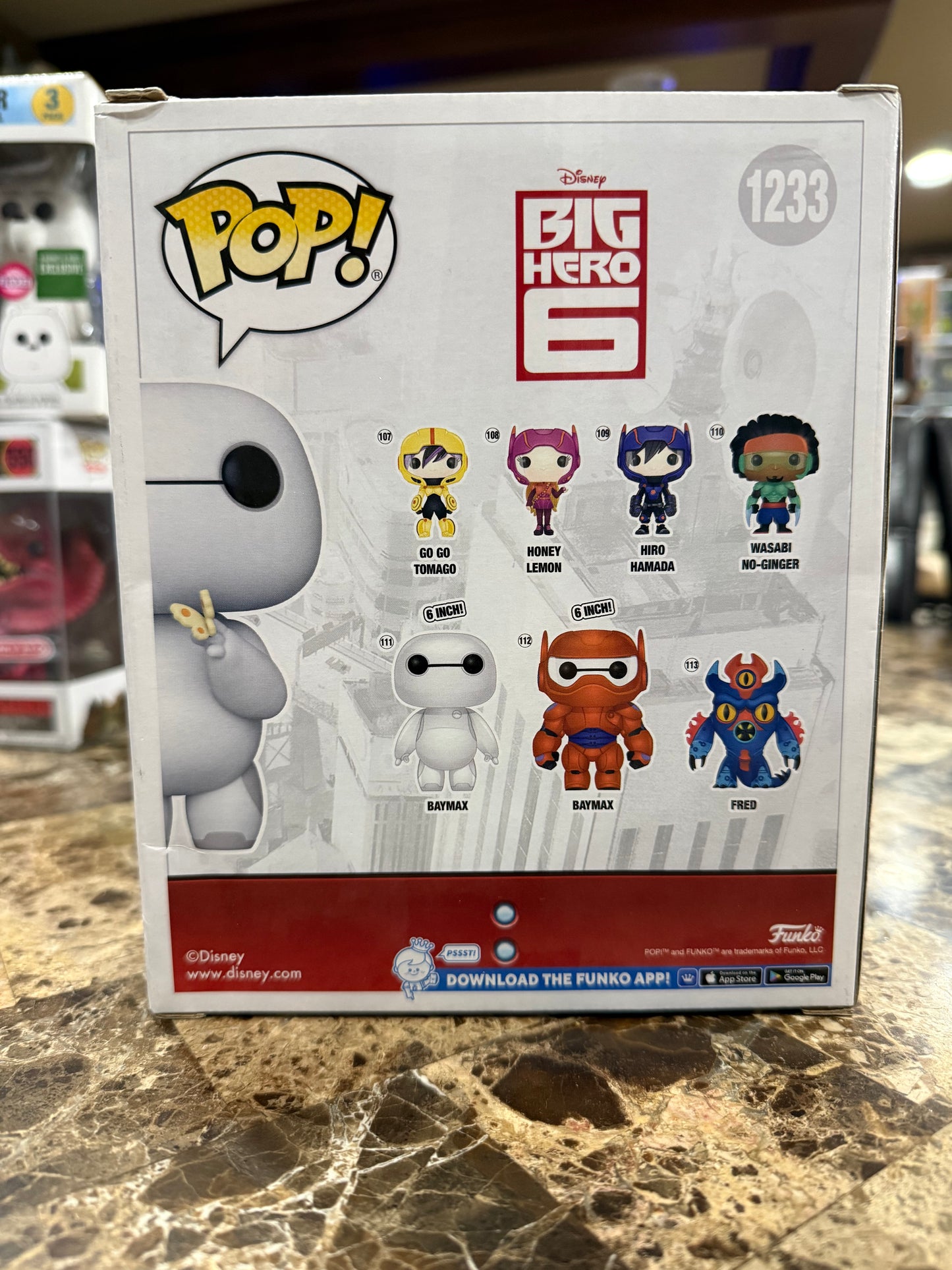 Baymax with Butterfly CHASE Funko Pop #1233