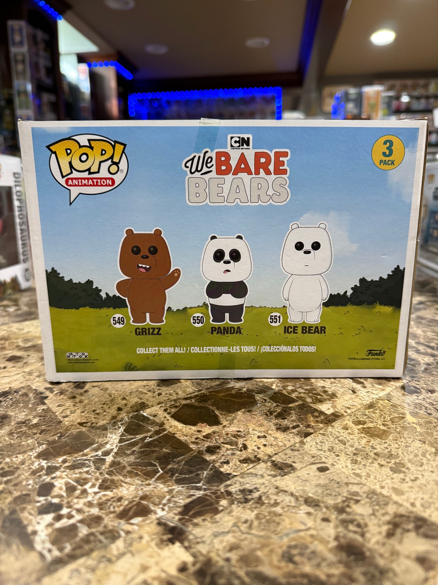 Grizz, Panda, & Ice Bear Funko Pop #3 Pack