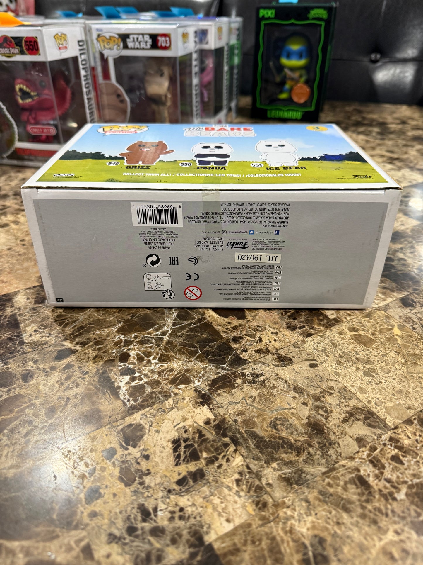 Grizz, Panda, & Ice Bear Funko Pop #3 Pack