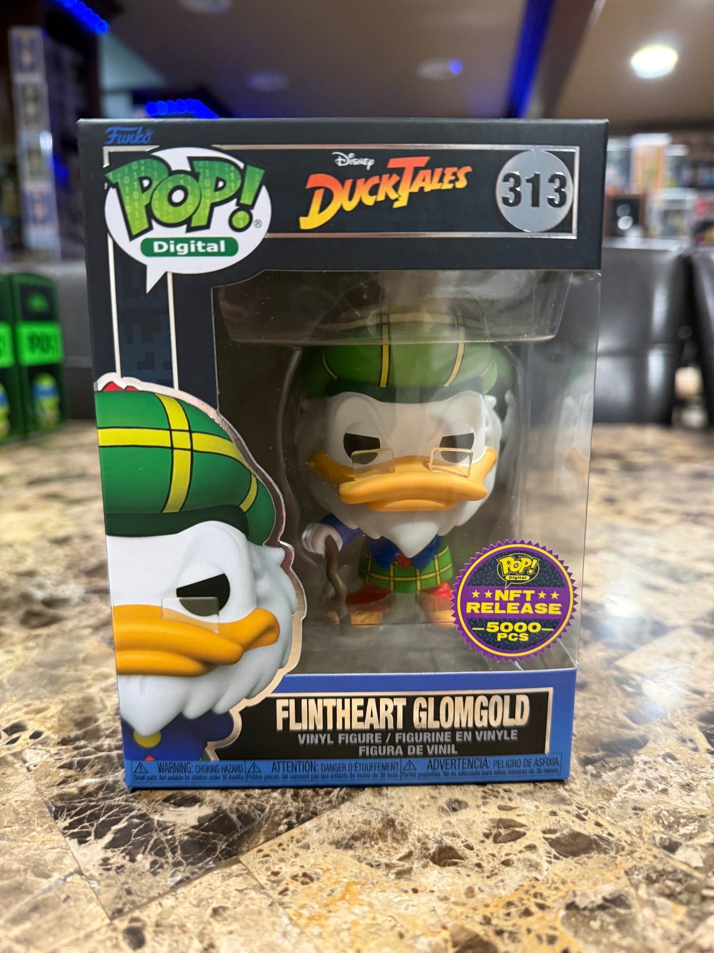 Flintheart Glomgold Funko Pop #313 (DuckTales NFT Release)