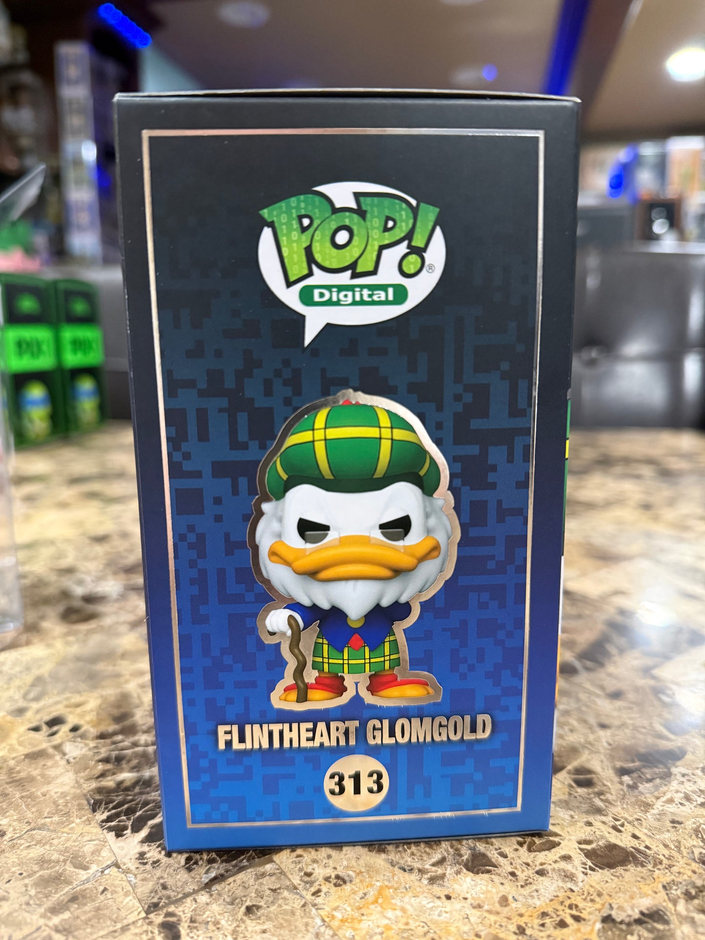Flintheart Glomgold Funko Pop #313 (DuckTales NFT Release)