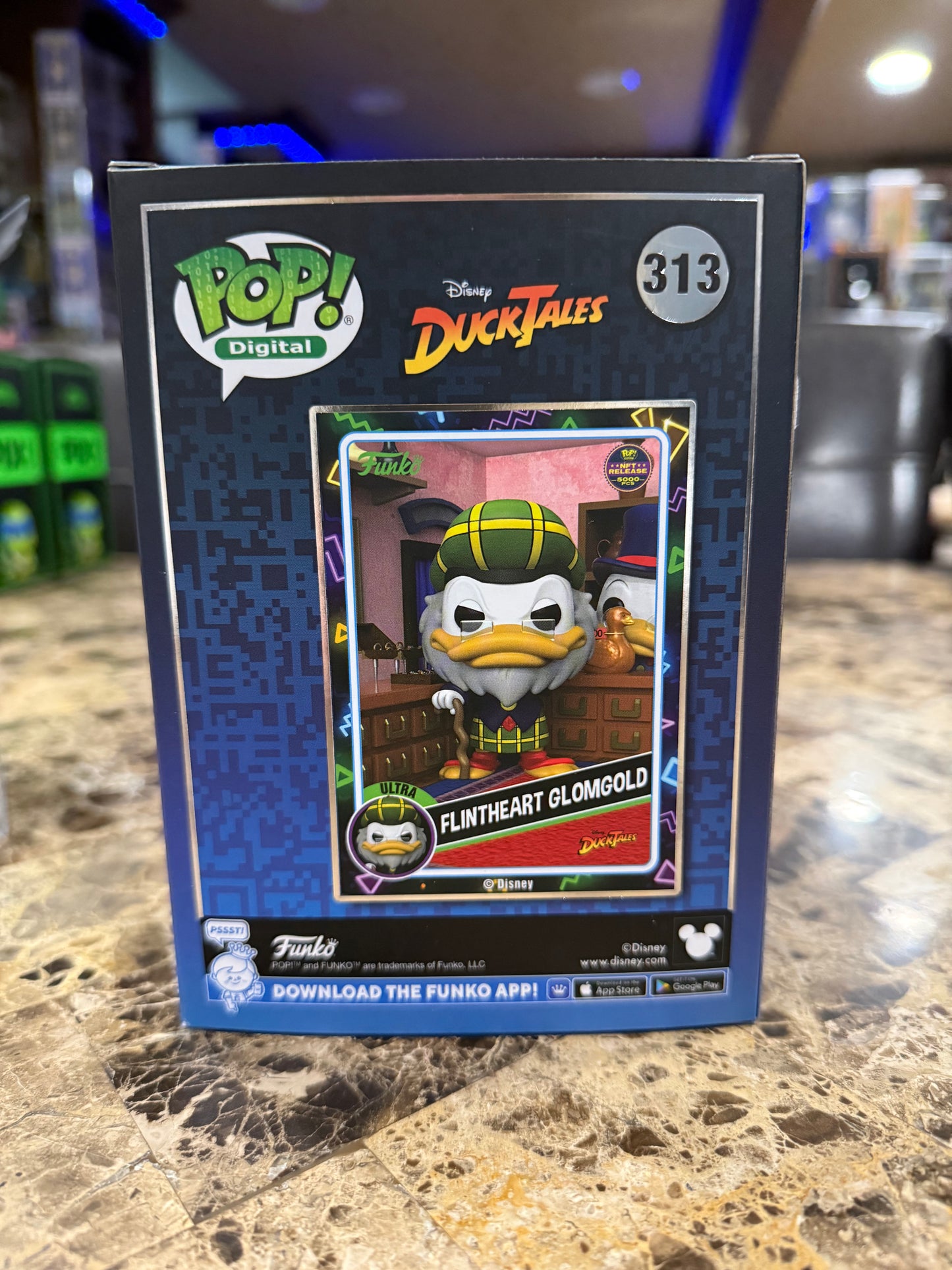 Flintheart Glomgold Funko Pop #313 (DuckTales NFT Release)