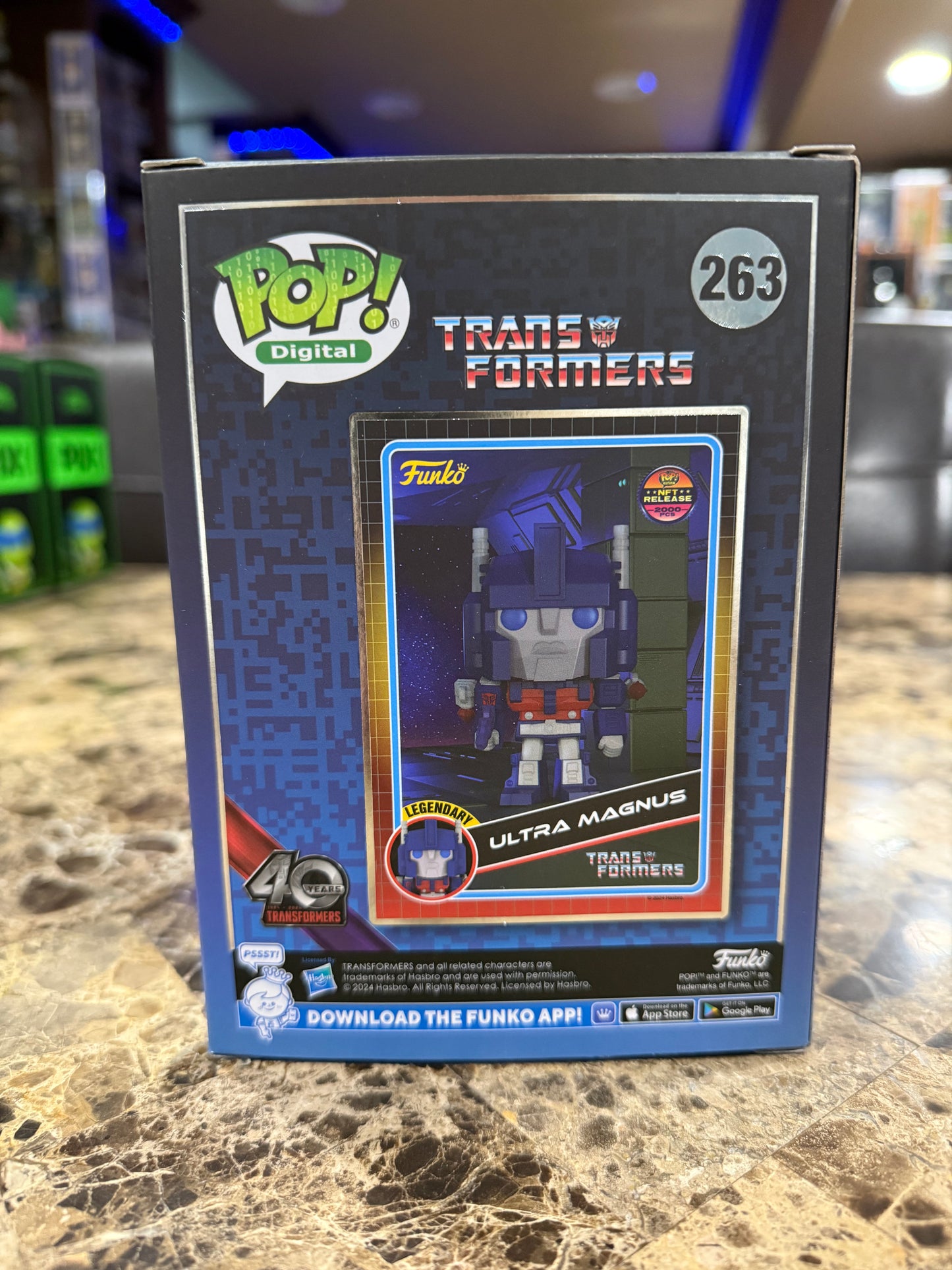 Ultra Magnus Funko Pop #263 (Transformers NFT Release)