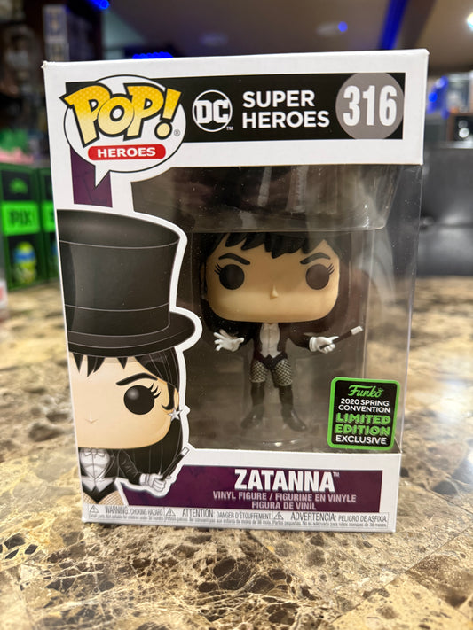 Zatanna Funko Pop #316 (2020 Spring Convention Limited Edition)
