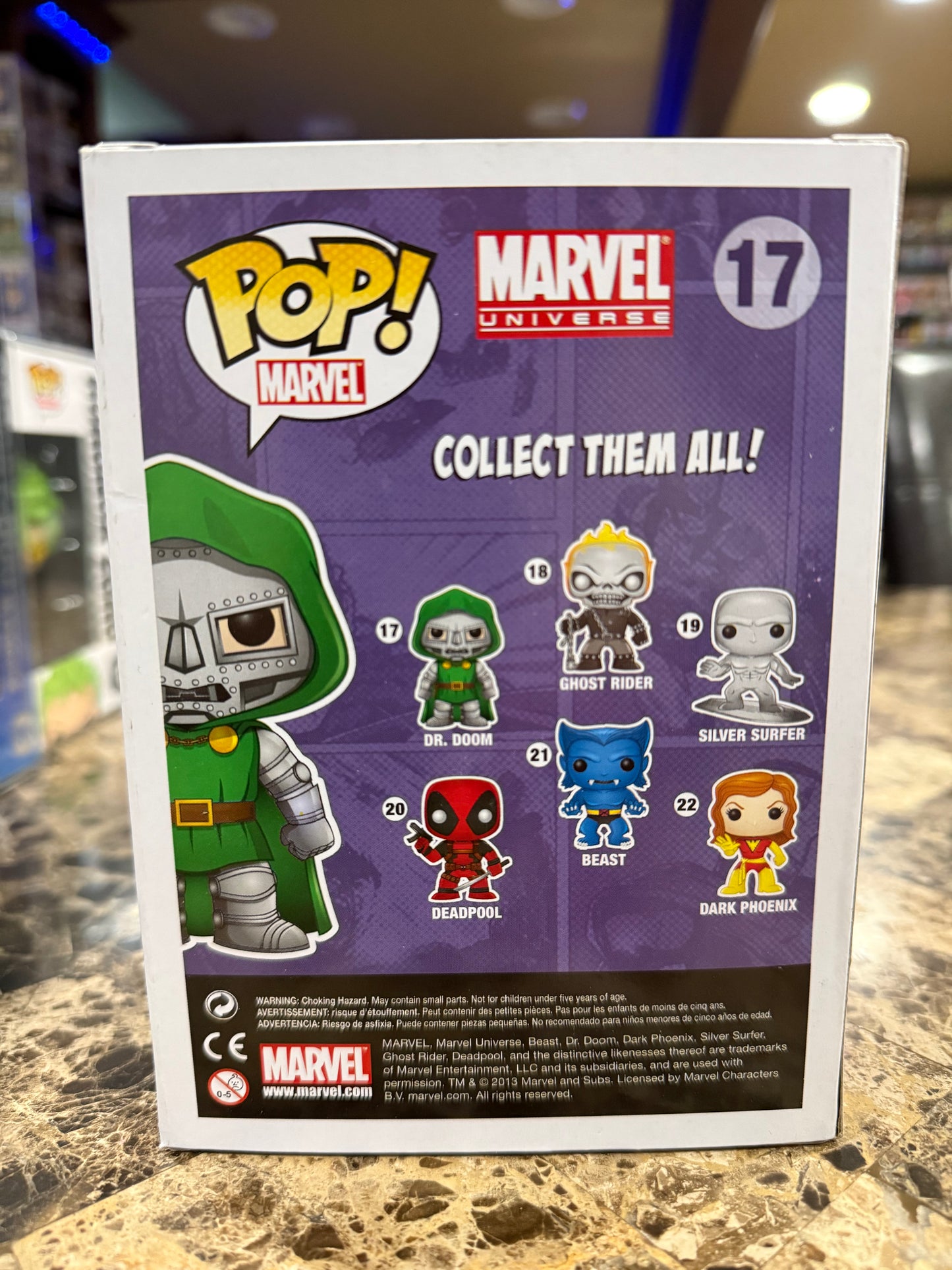 Dr. Doom Funko Pop #17 (Marvel Universe)