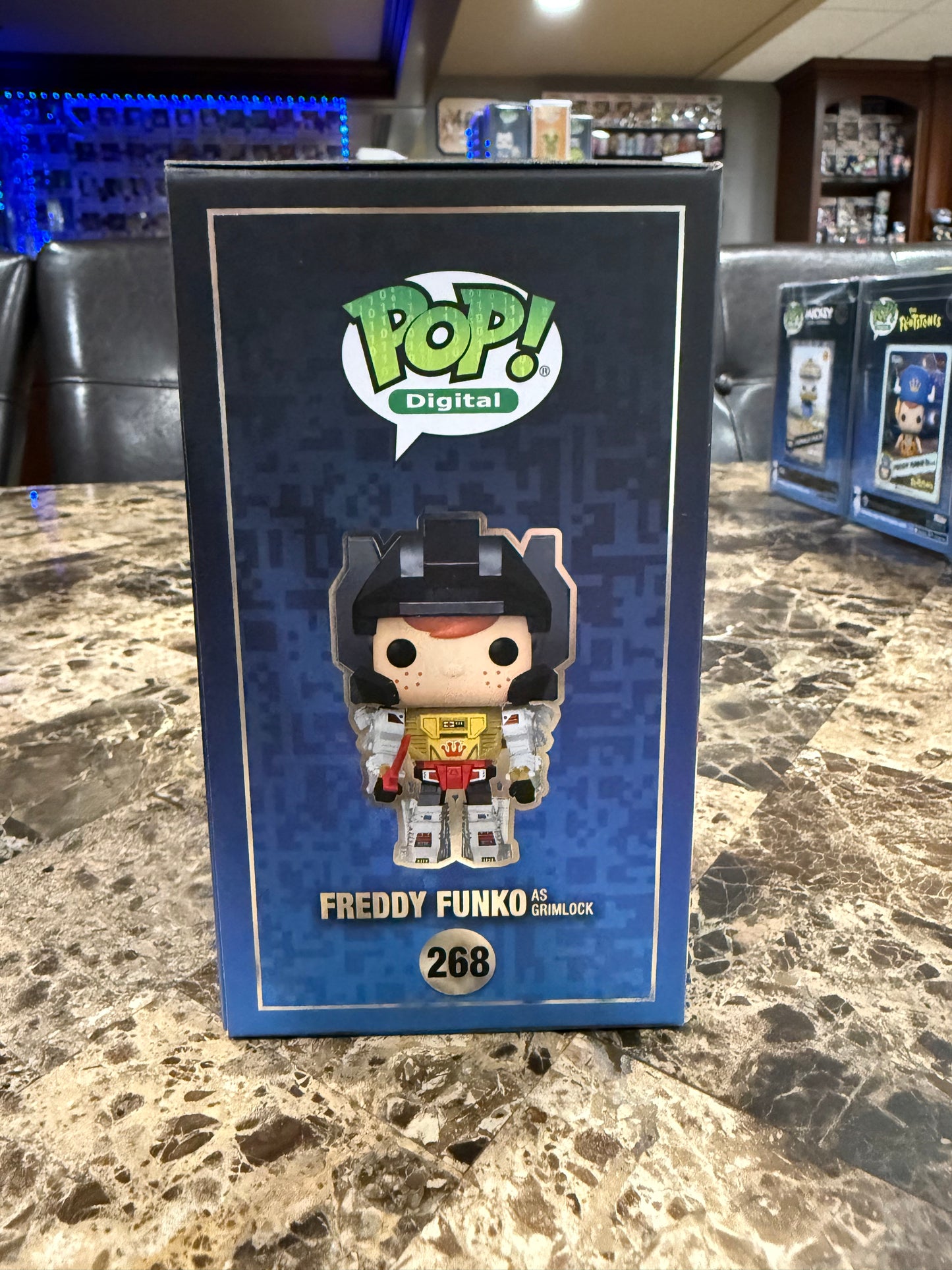 Freddy Funko as Grimlock Funko Pop #268 (Transformers NFT Release 2600 pcs)