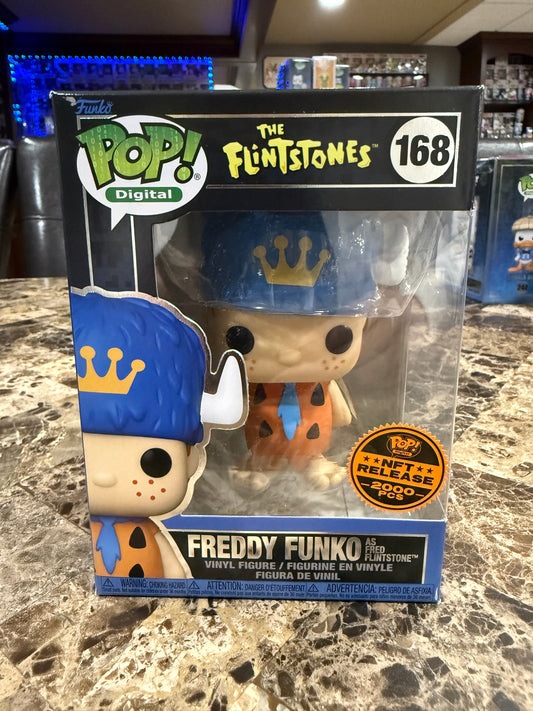 Freddy Funko as Fred Flintstone Funko Pop #168 (NFT Release 2000 pcs)