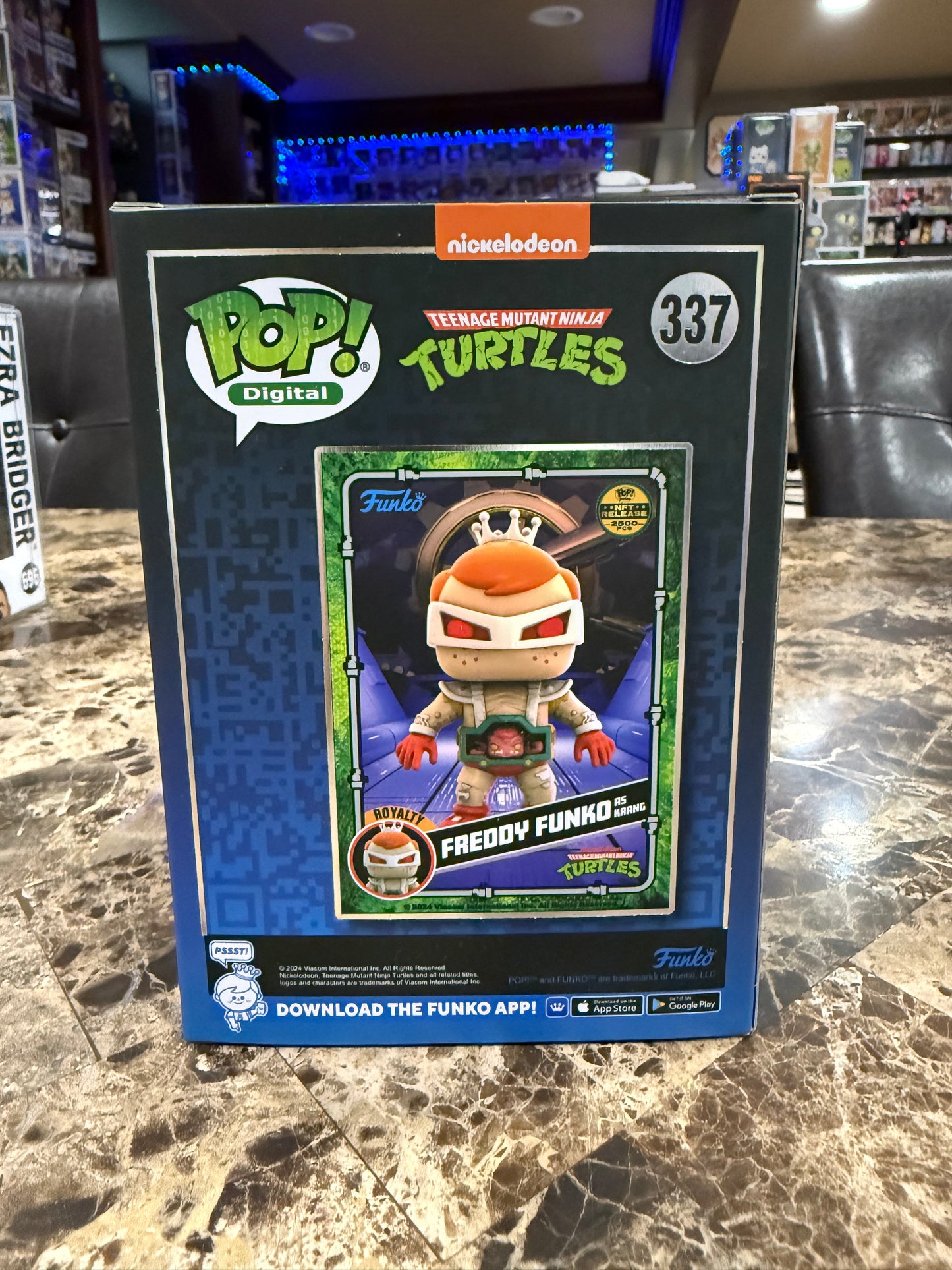 Freddy Funko as Krang Funko Pop #337 (TMNT NFT Release 2500 pcs)