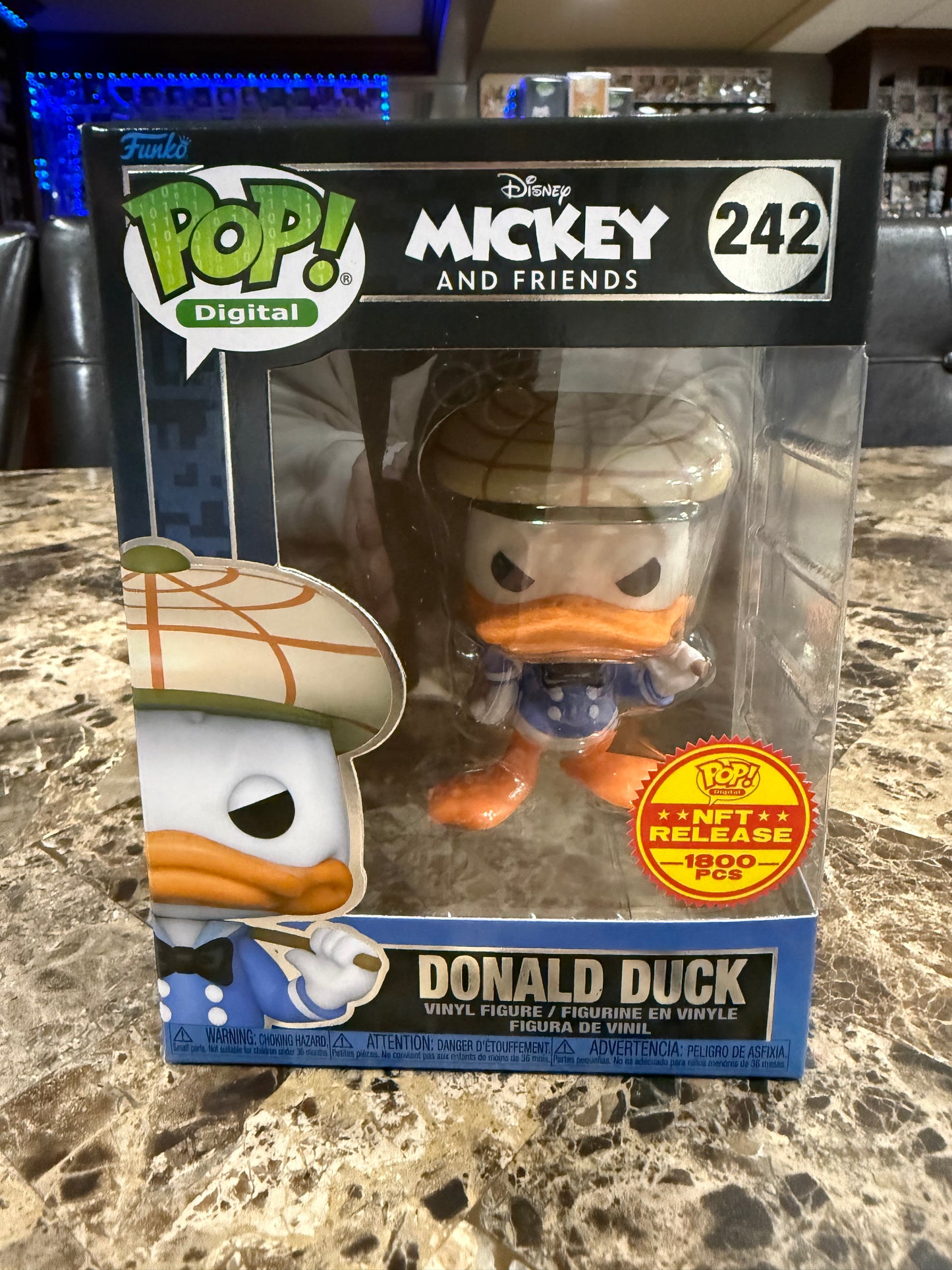 Donald Duck Funko Pop #242 (Mickey and Friends NFT Release 1800 pcs)