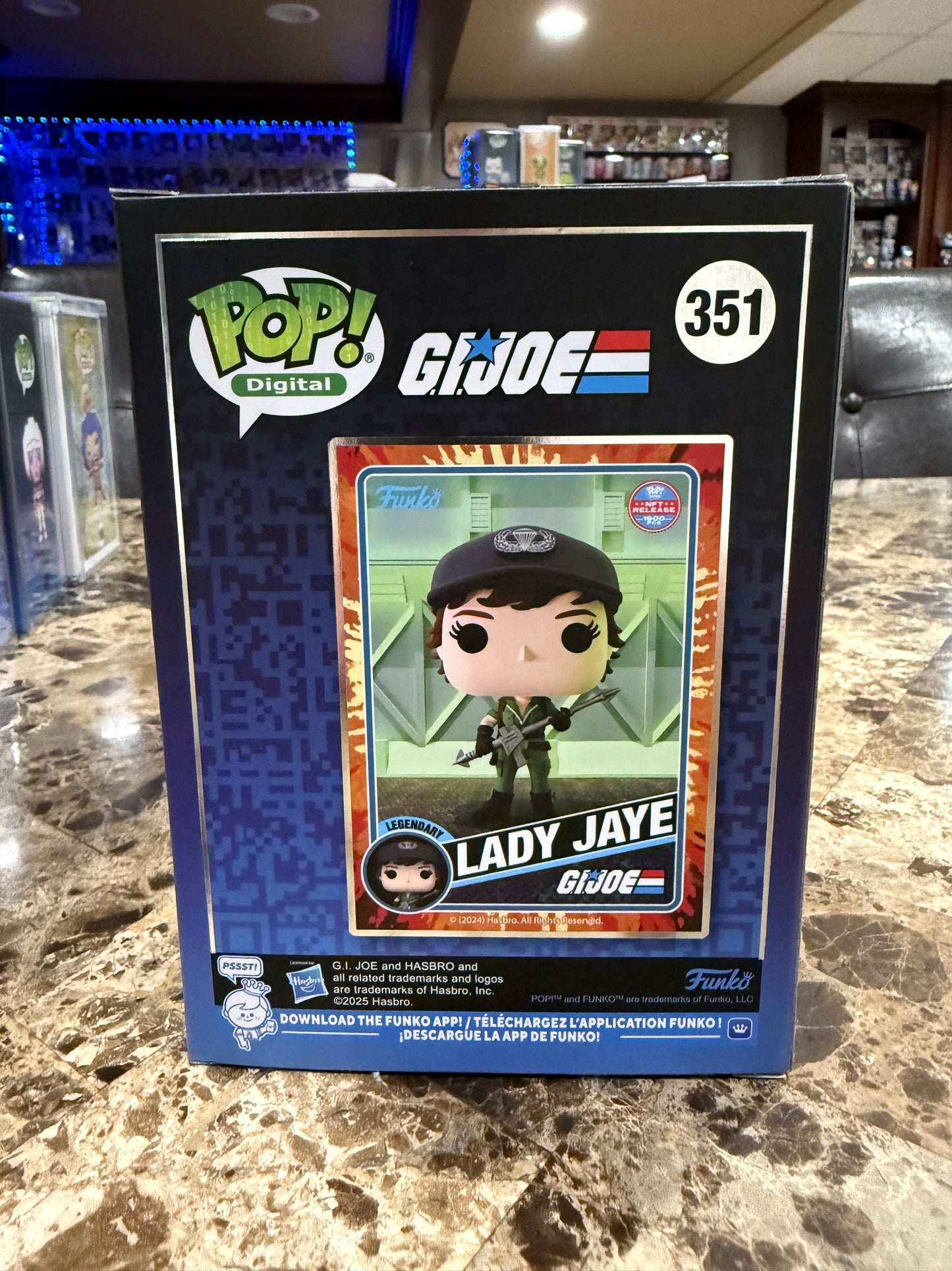 Lady Jaye Funko Pop #351 (G.I. Joe NFT Release 1900 pcs)