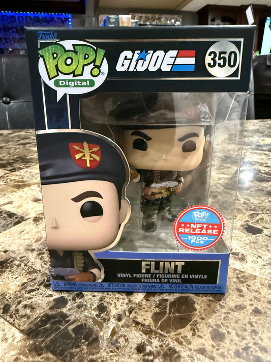 Flint Funko Pop #350 (G.I. Joe NFT Release 1900 pcs)