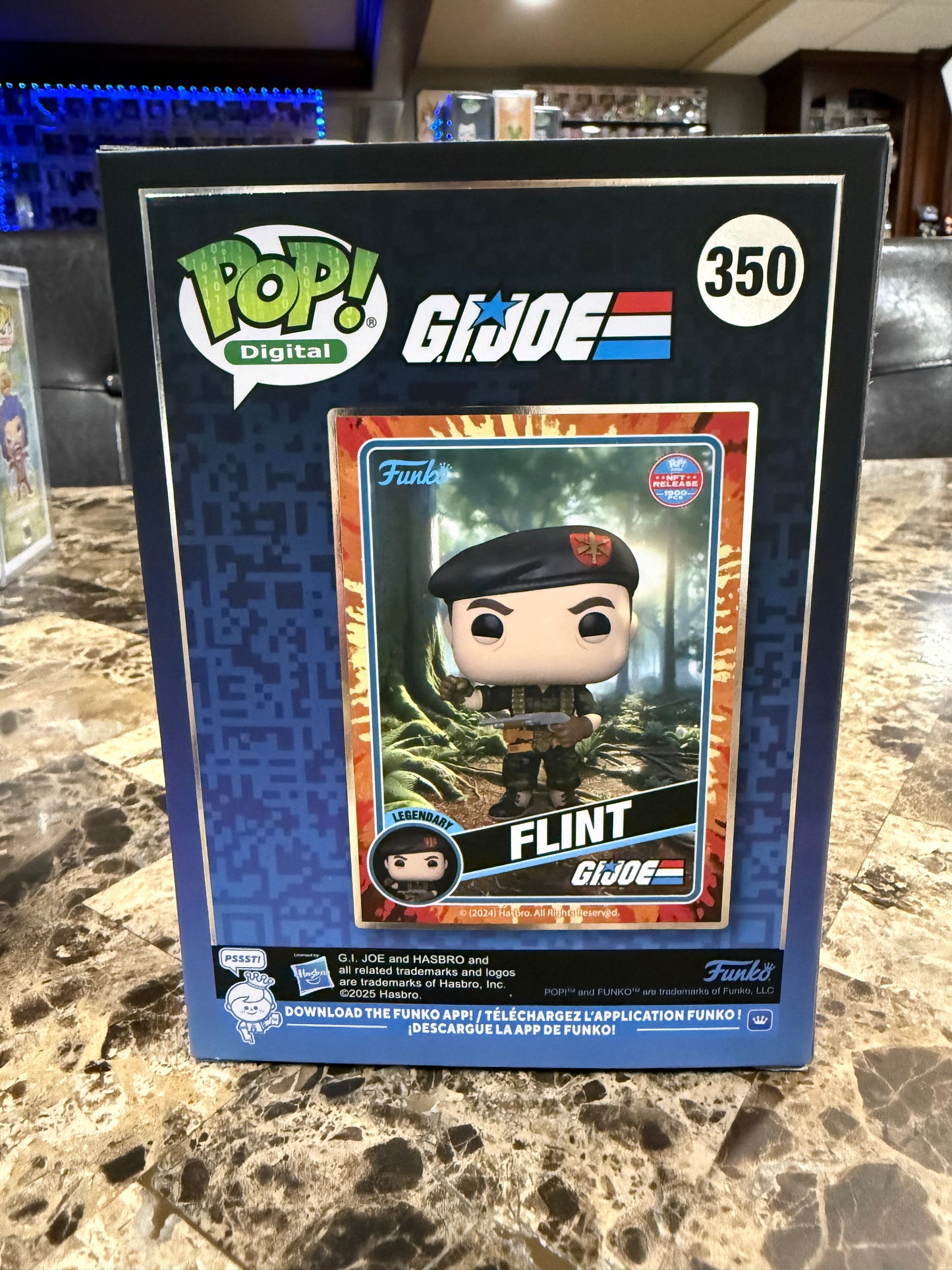 Flint Funko Pop #350 (G.I. Joe NFT Release 1900 pcs)