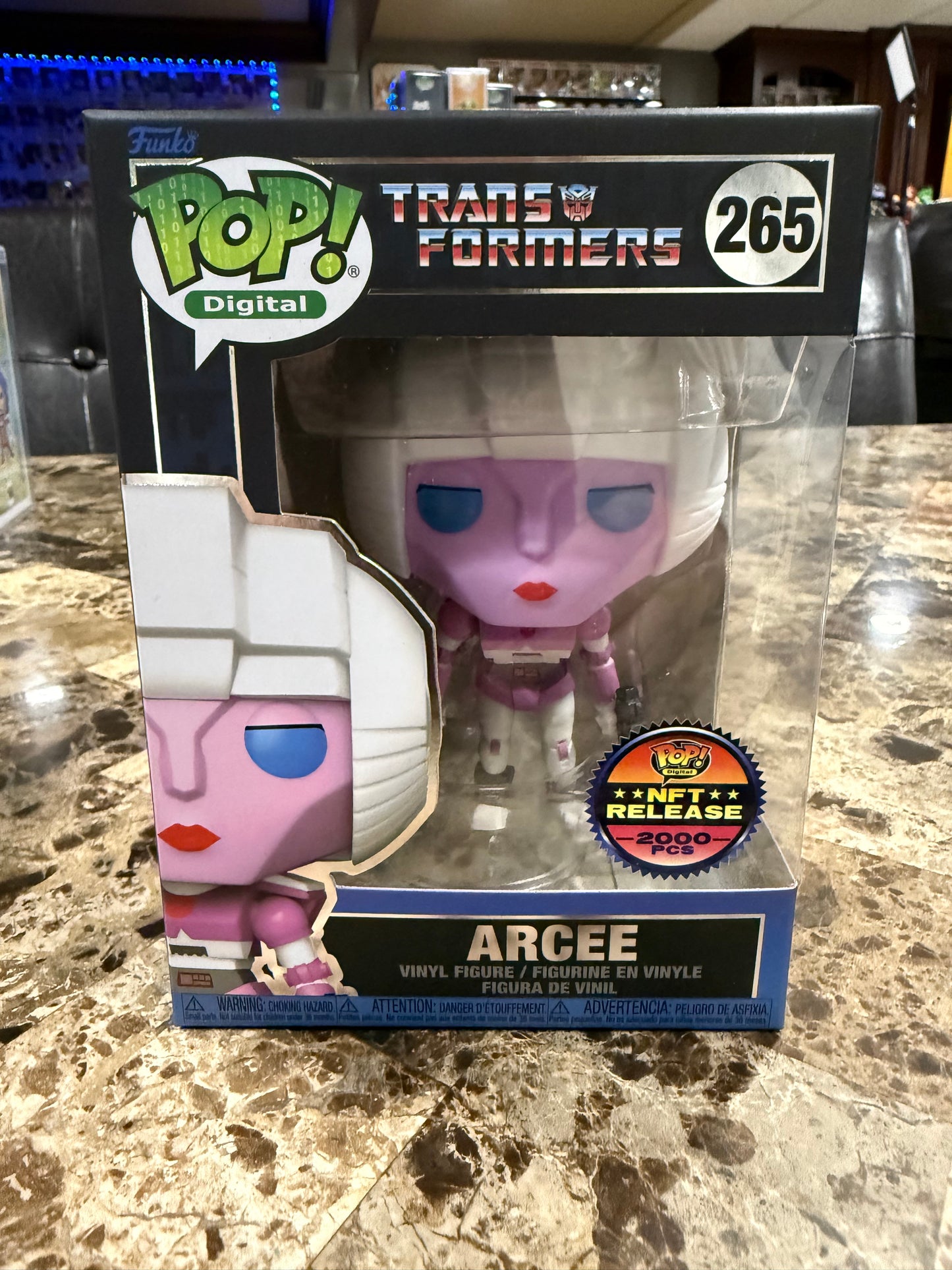 Arcee Funko Pop #265 (Transformers NFT Release 2000 pcs)