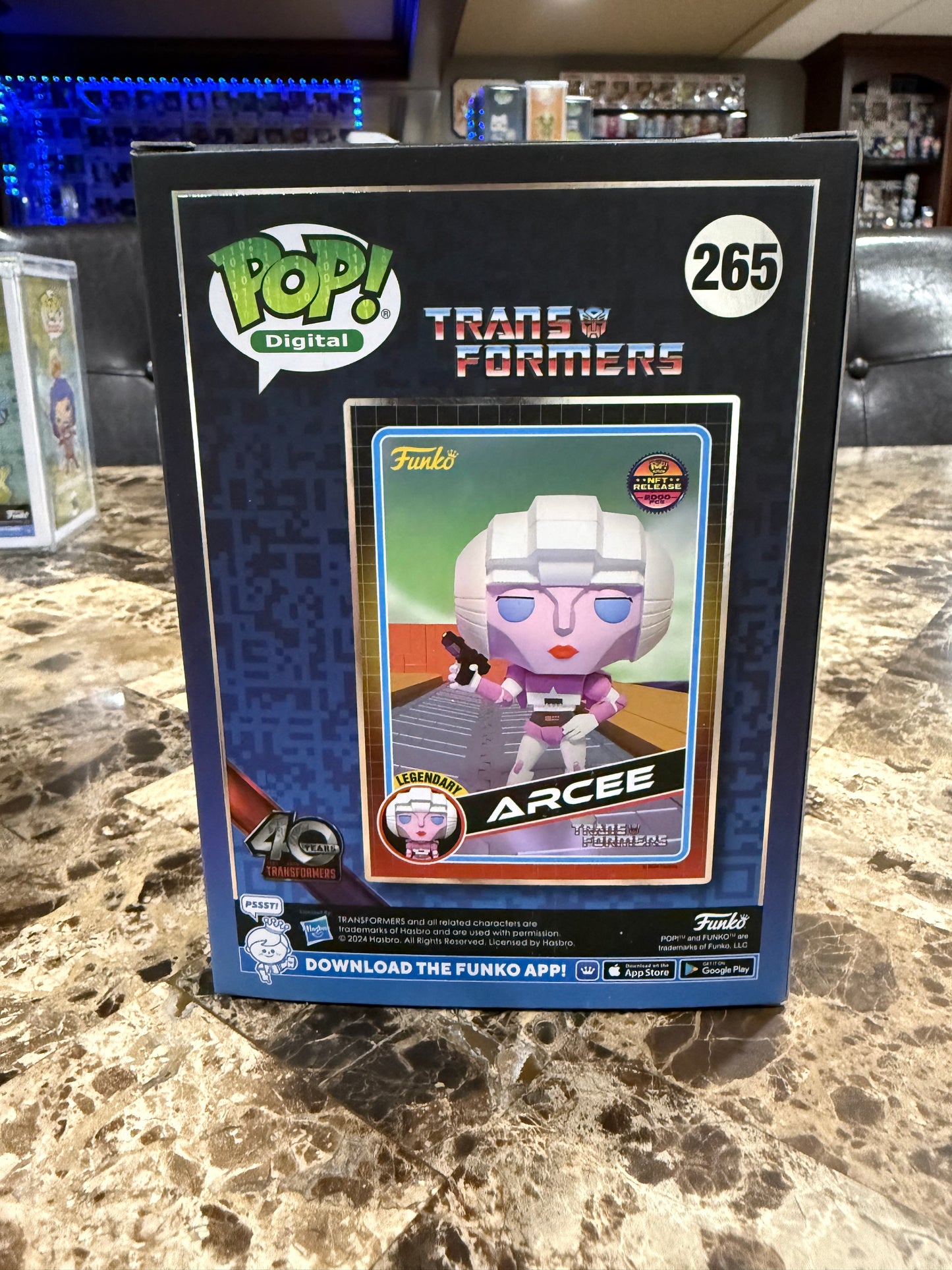 Arcee Funko Pop #265 (Transformers NFT Release 2000 pcs)