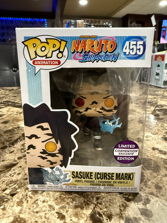 Sasuke (Curse Mark) Funko Pop #455 (Naruto Shippuden Convention Exclusive)