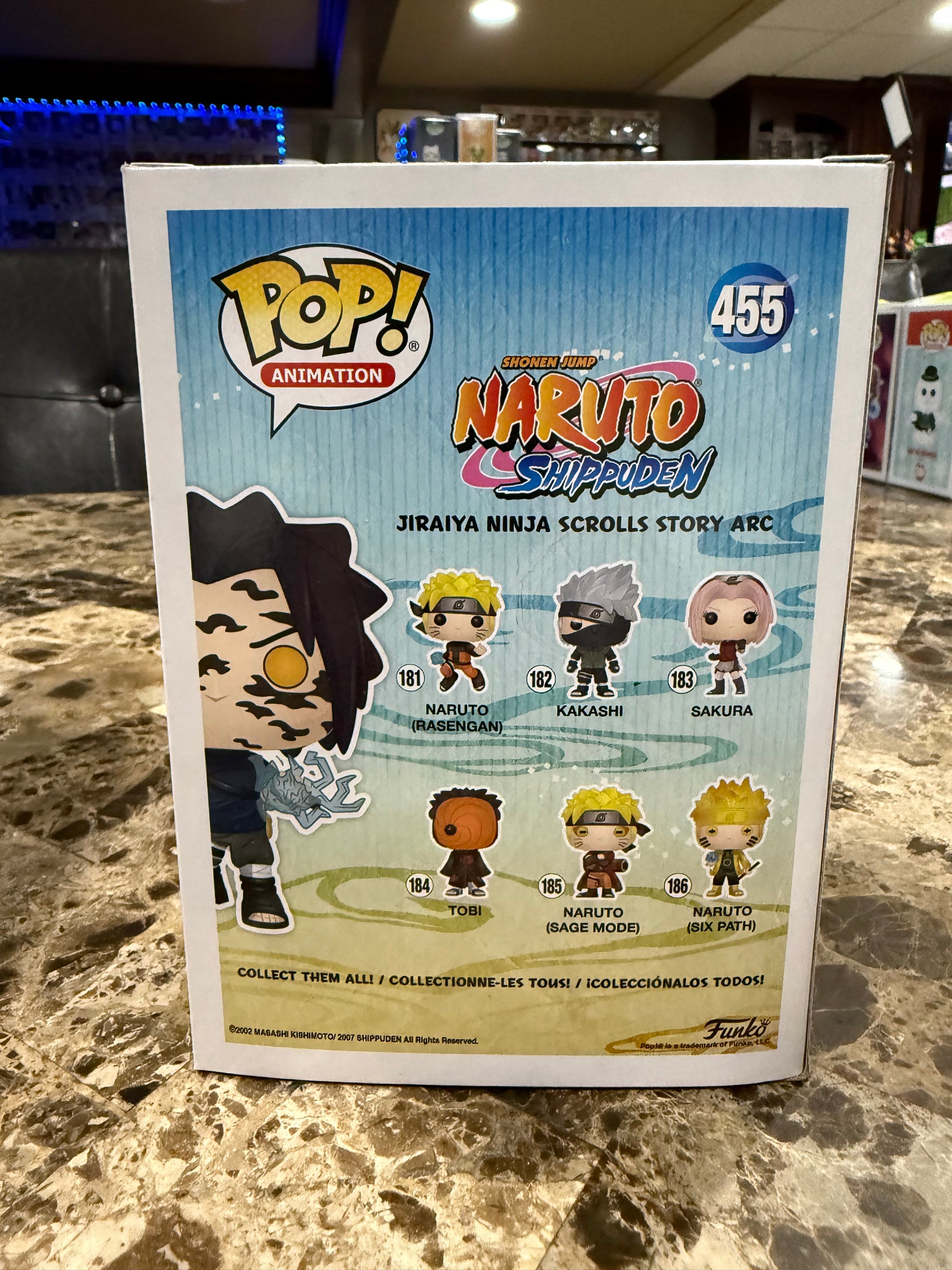 Funko Pop Sasuke Curse Mark Exclusivo Convention Sticker de Naruto Original Funko Pop Sasuke Curse Mark Exclusivo Convention Sticker de Naruto Original
