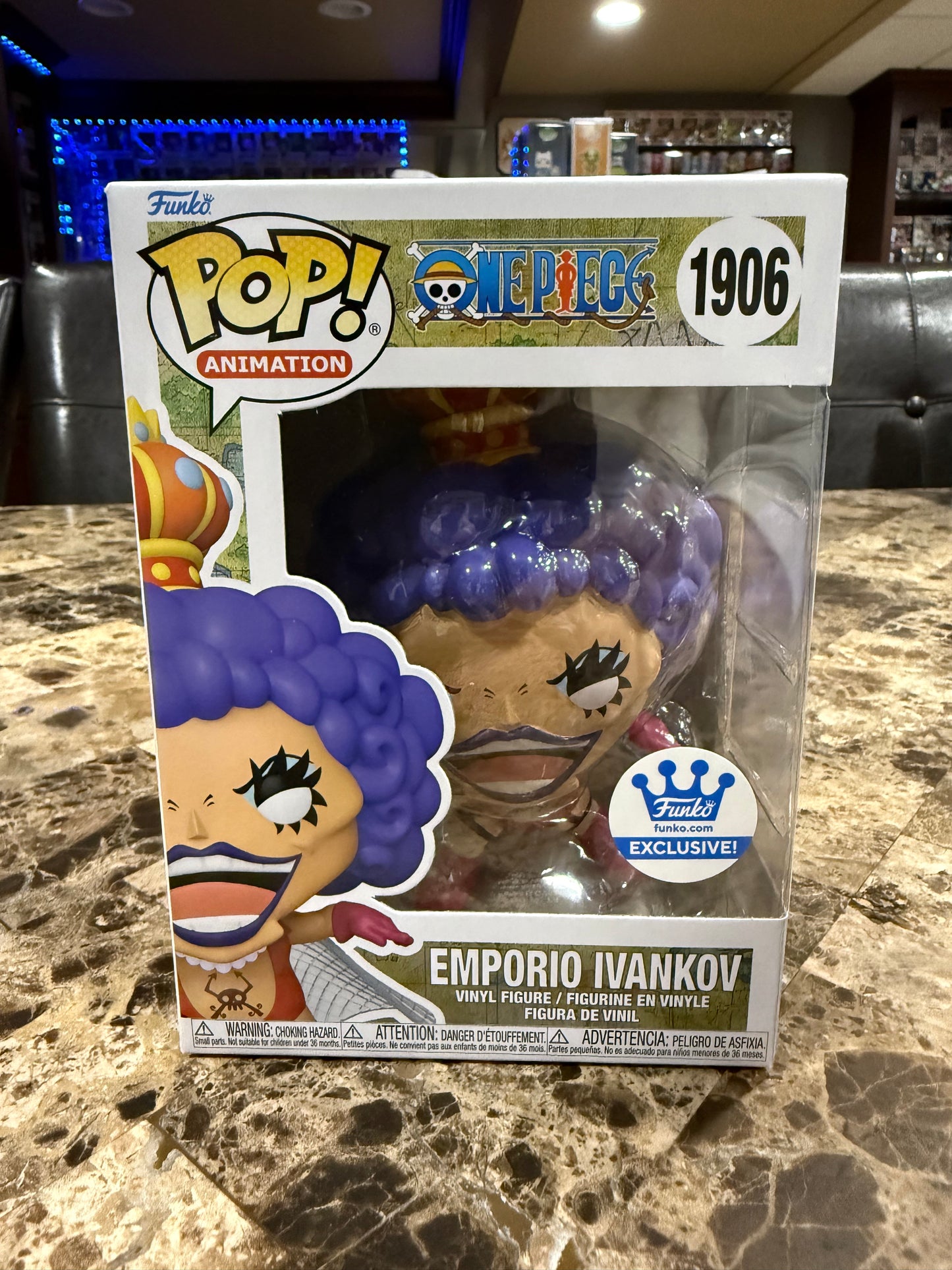 Emporio Ivankov Funko Pop #1906 (One Piece Funko Exclusive)