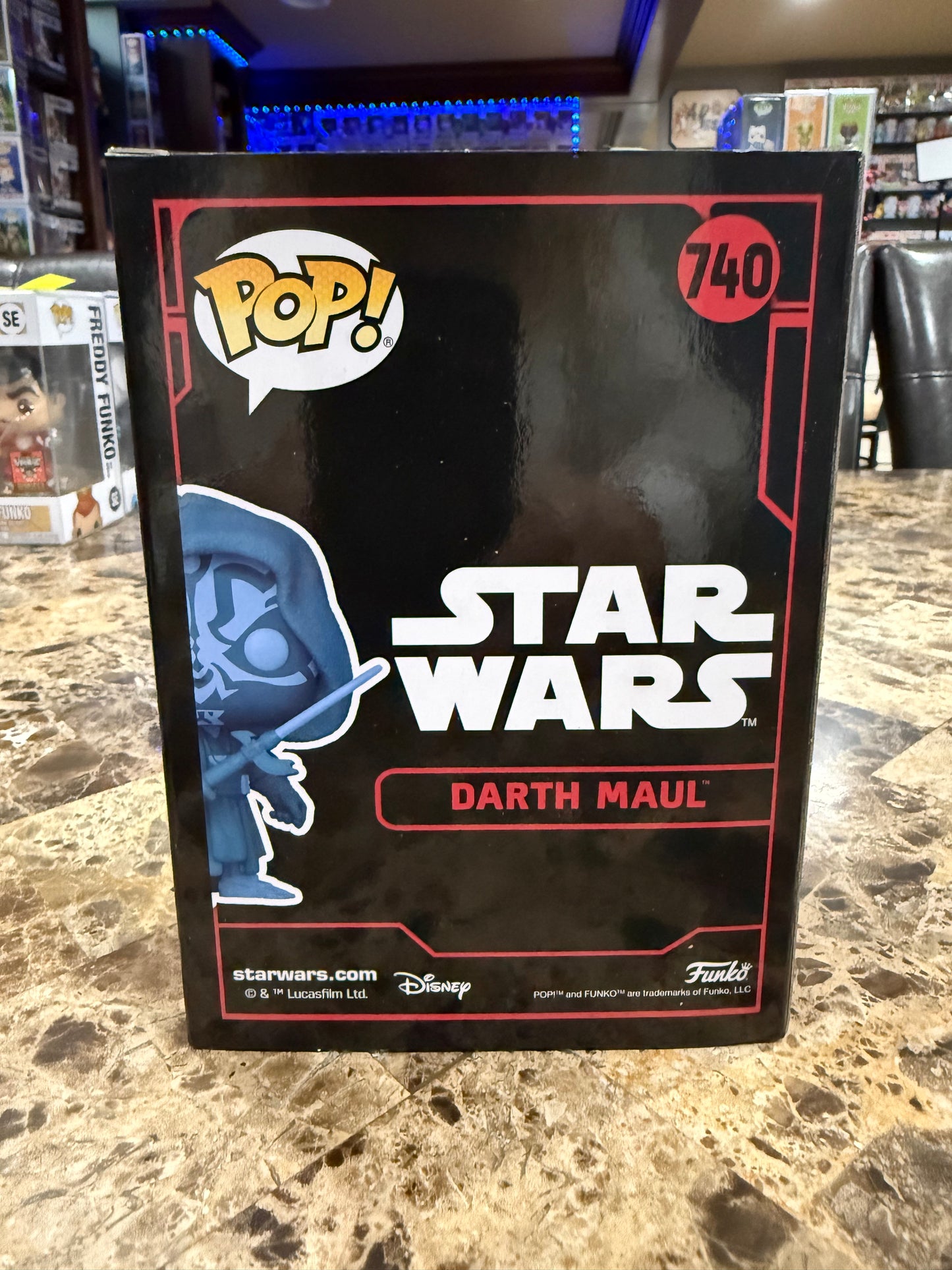 Darth Maul Funko Pop #740 (Glow in the Dark, Specialty Series Exclusive)