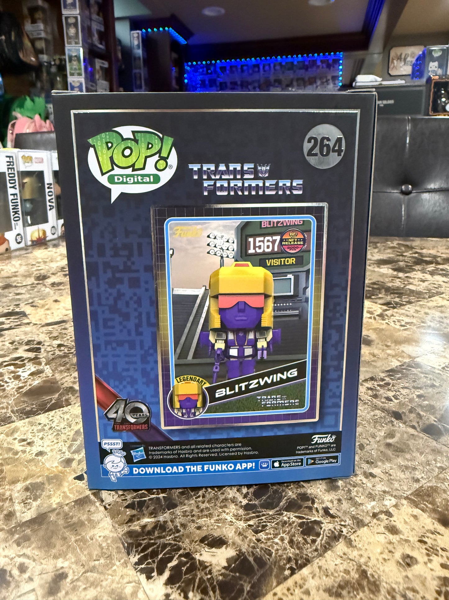 Blitzwing Funko Pop #264 (Transformers NFT Release)