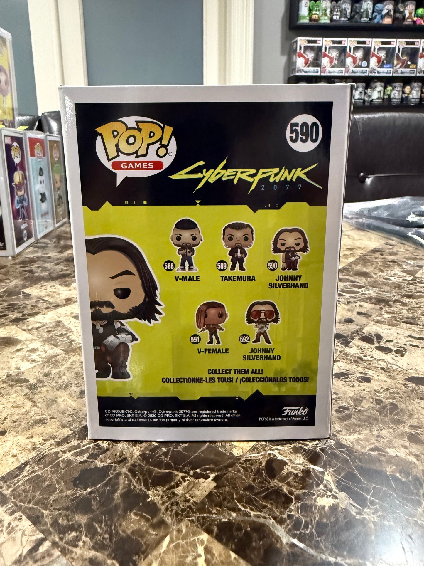 Johnny Silverhand — Games: Cyberpunk 2077 #590 Funko Pop! Vinyl