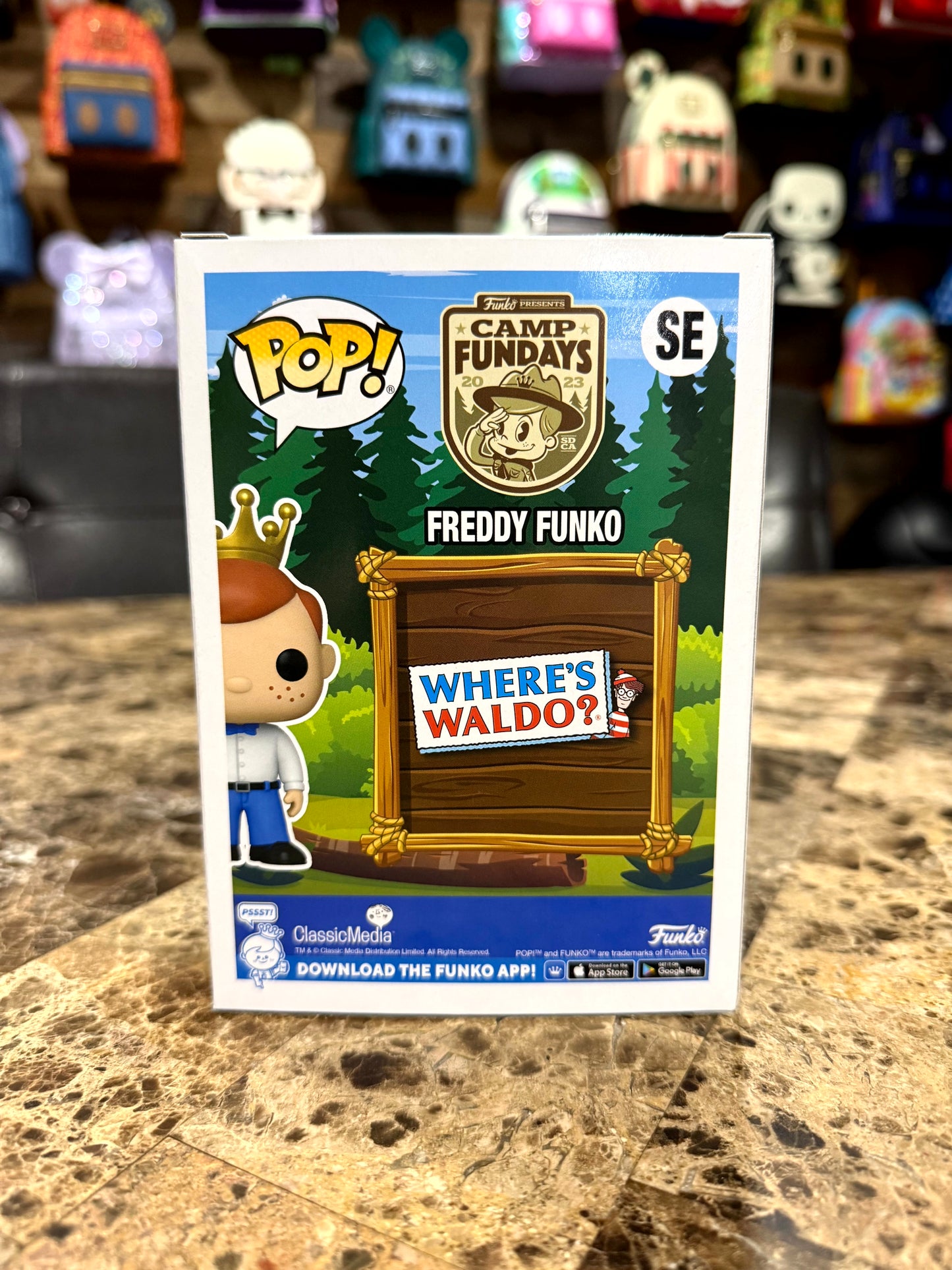 Freddy Funko as Waldo — Camp Fundays SE Funko Pop! Vinyl