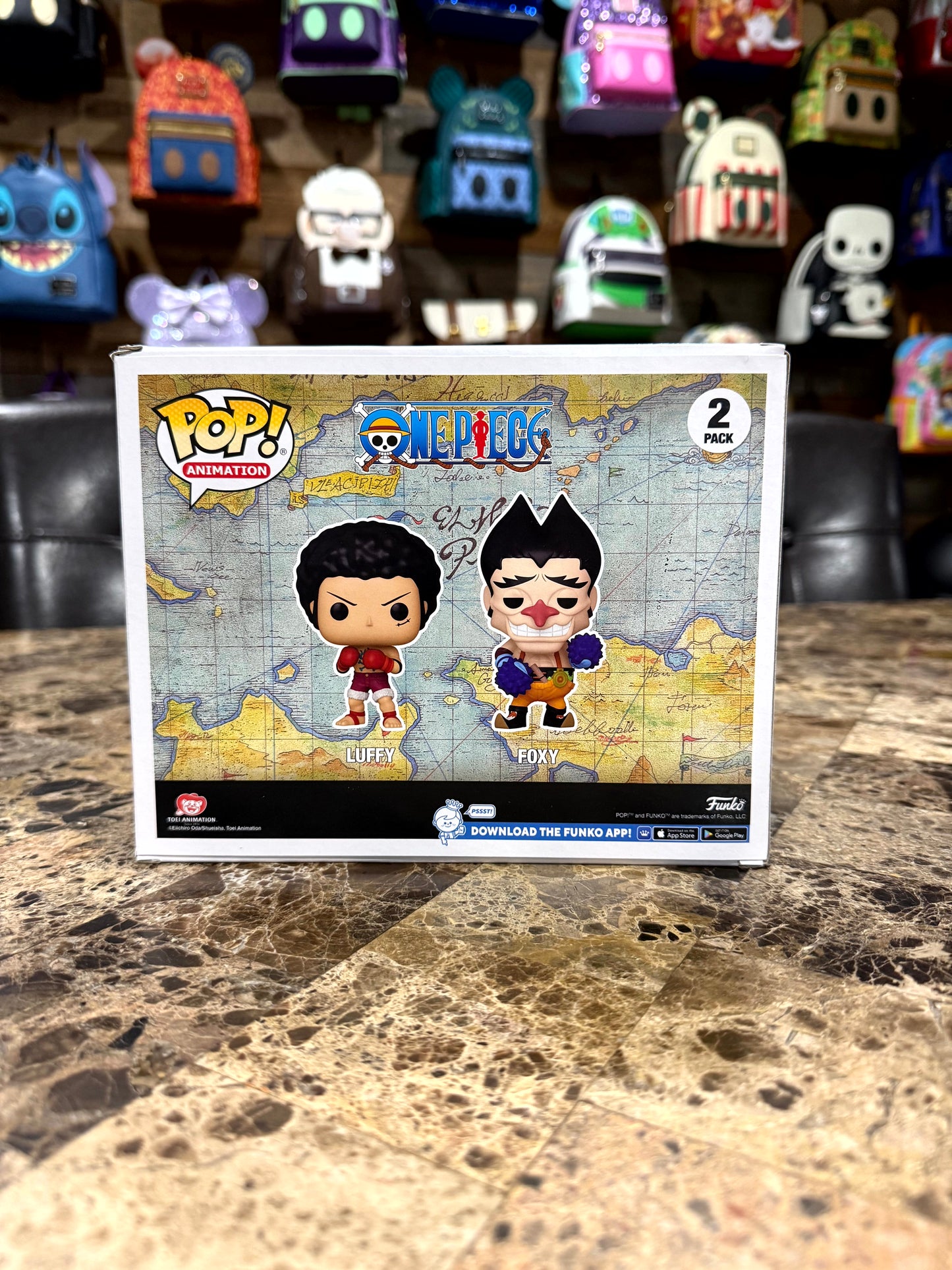 Luffy & Foxy — One Piece (2 Pack) Chase Funko Pop! Vinyl