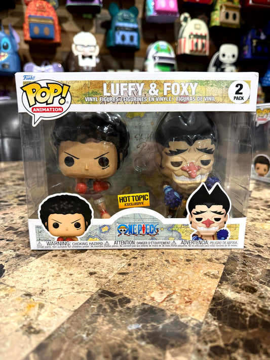 Luffy & Foxy — One Piece (2 Pack) Funko Pop!