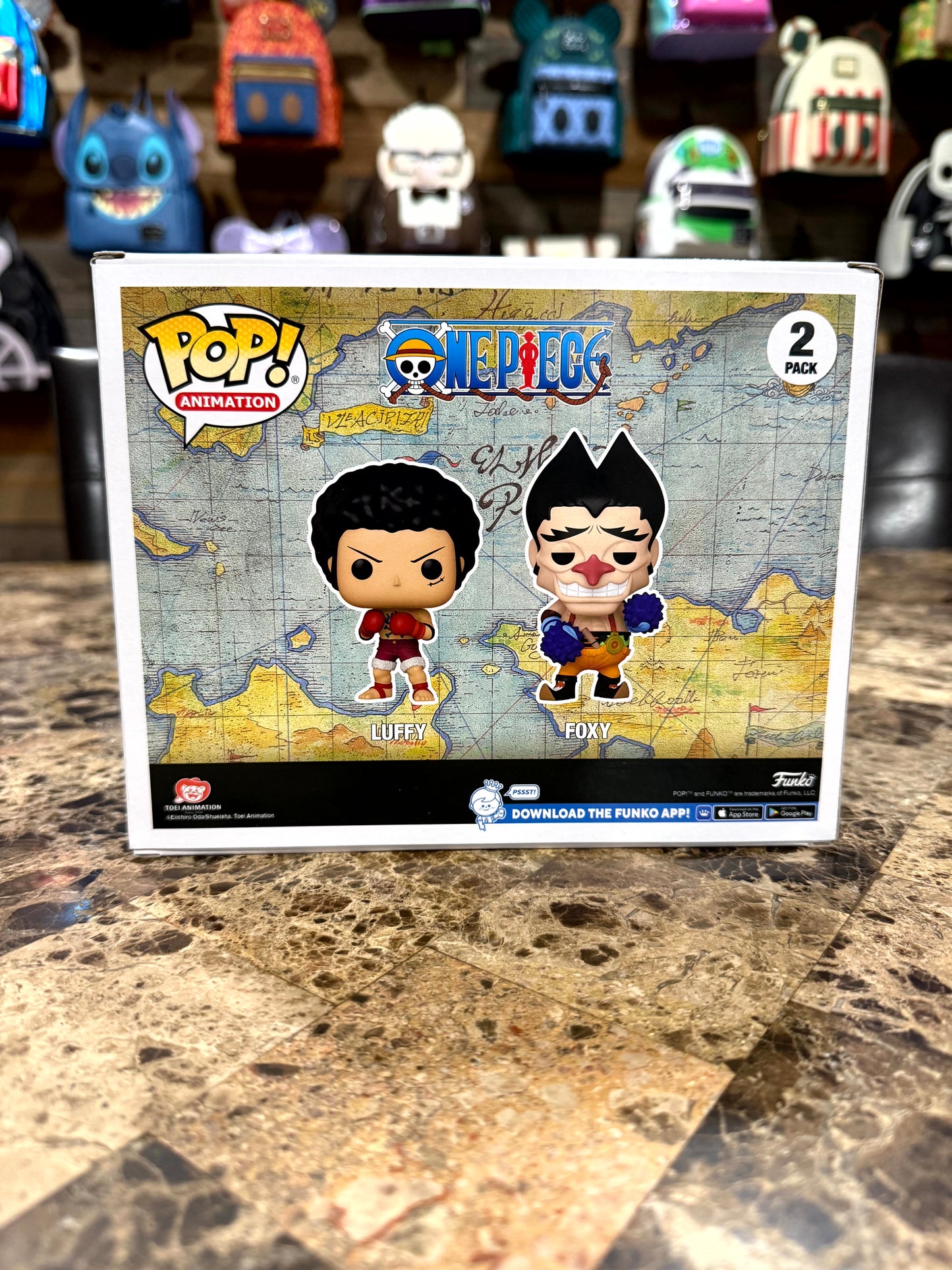 Luffy & Foxy — One Piece (2 Pack) Funko Pop!