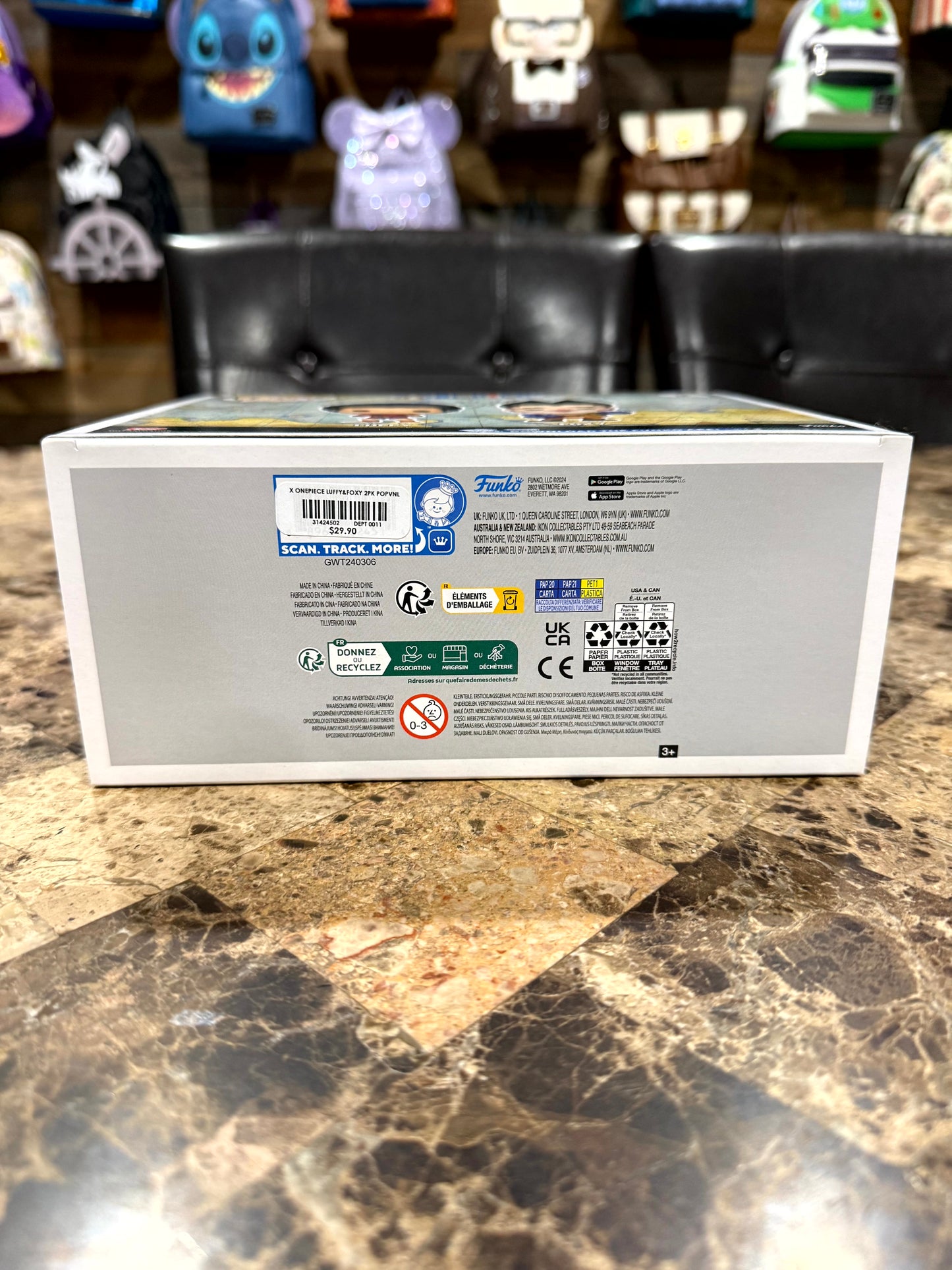 Luffy & Foxy — One Piece (2 Pack) Funko Pop!