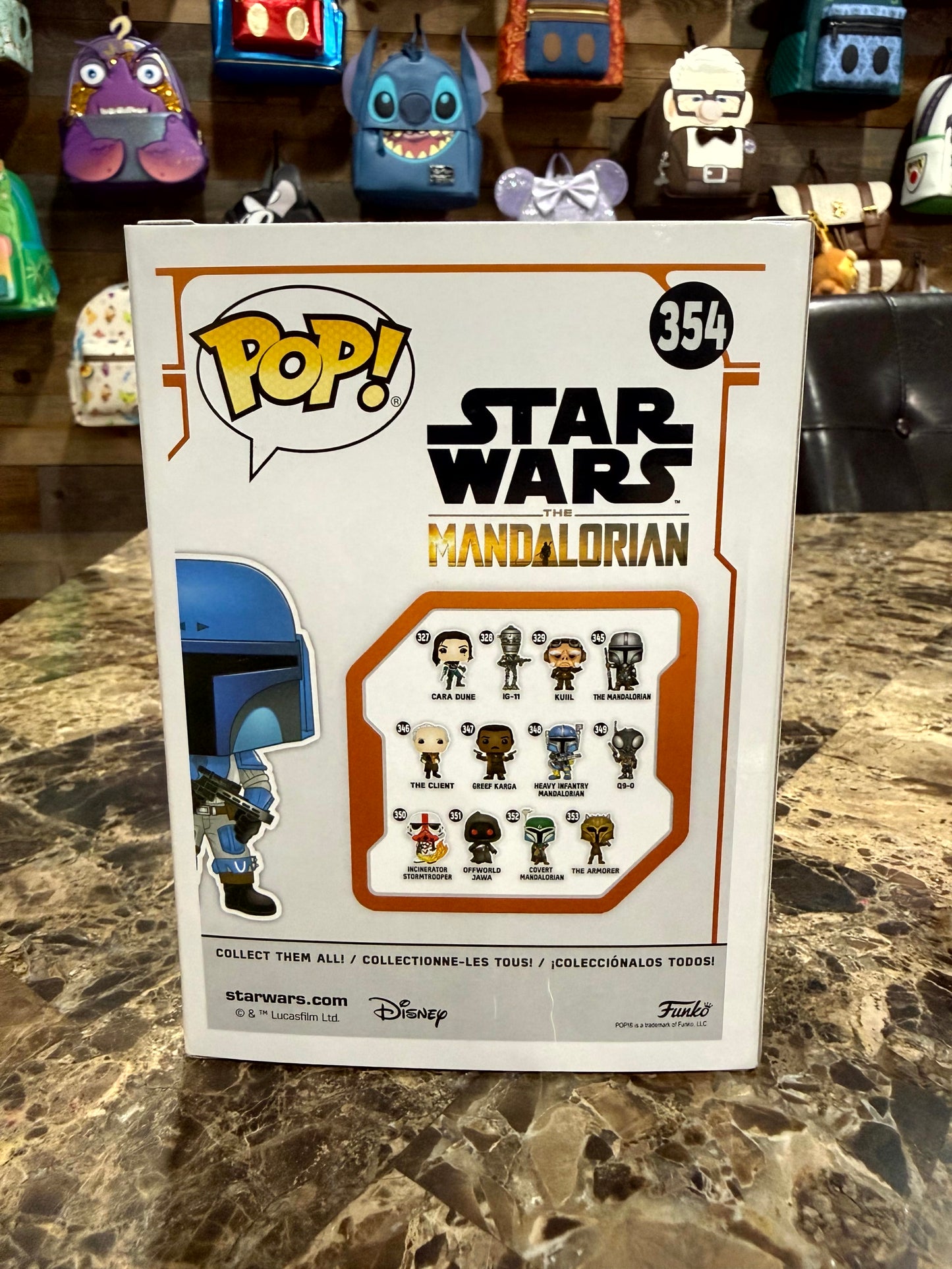 Death Watch Mandalorian (Two Stripes) — Star Wars: The Mandalorian #354 Funko Pop! Vinyl