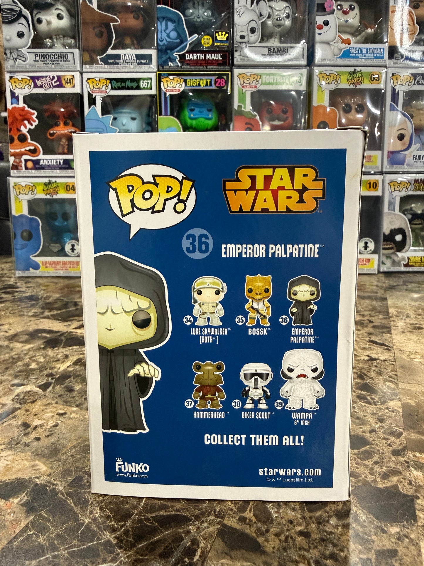 Emperor Palpatine — Star Wars #36 Funko Pop! Vinyl