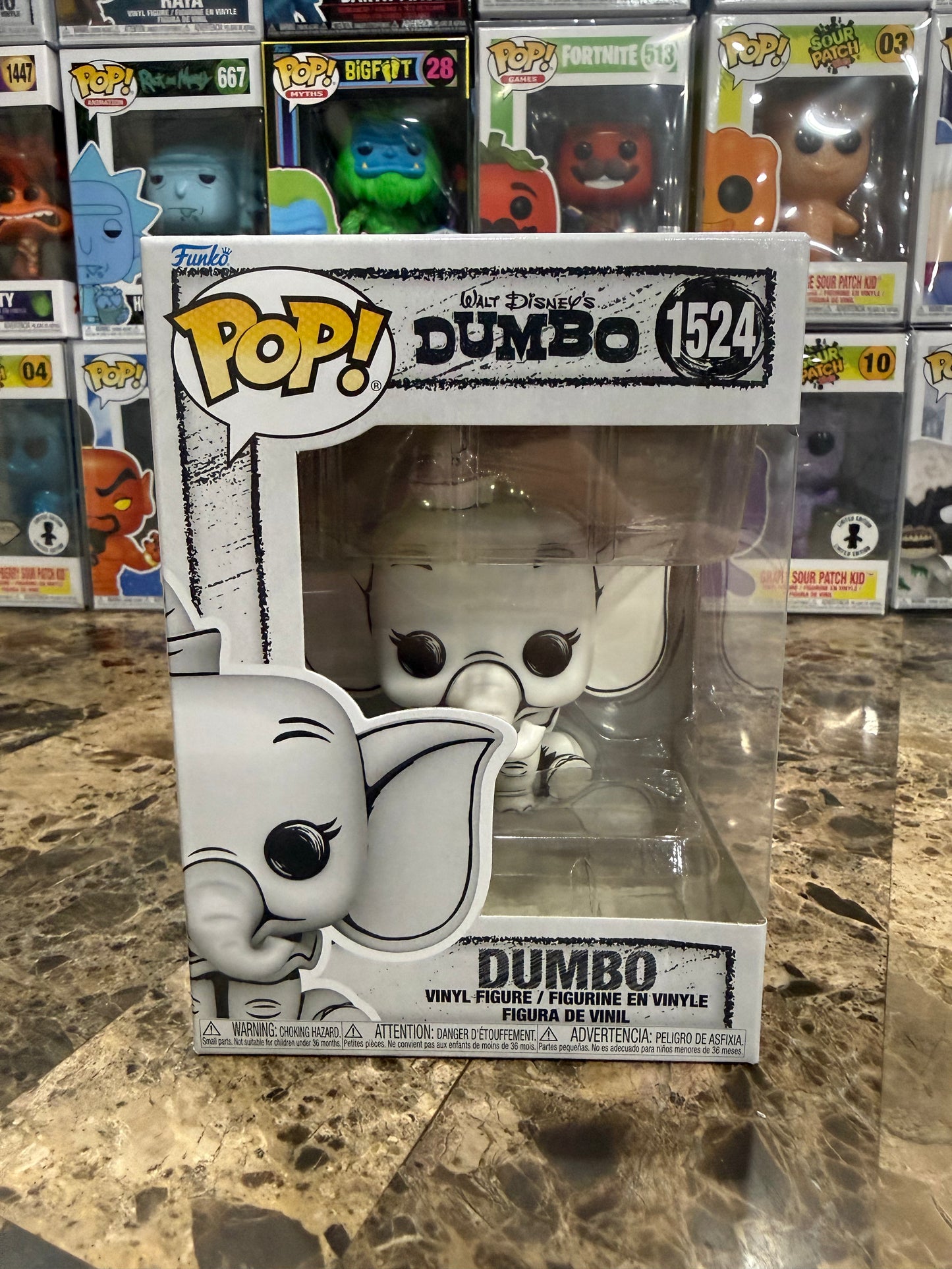 Dumbo (Black & White) — Dumbo #1524 Funko Pop! Vinyl