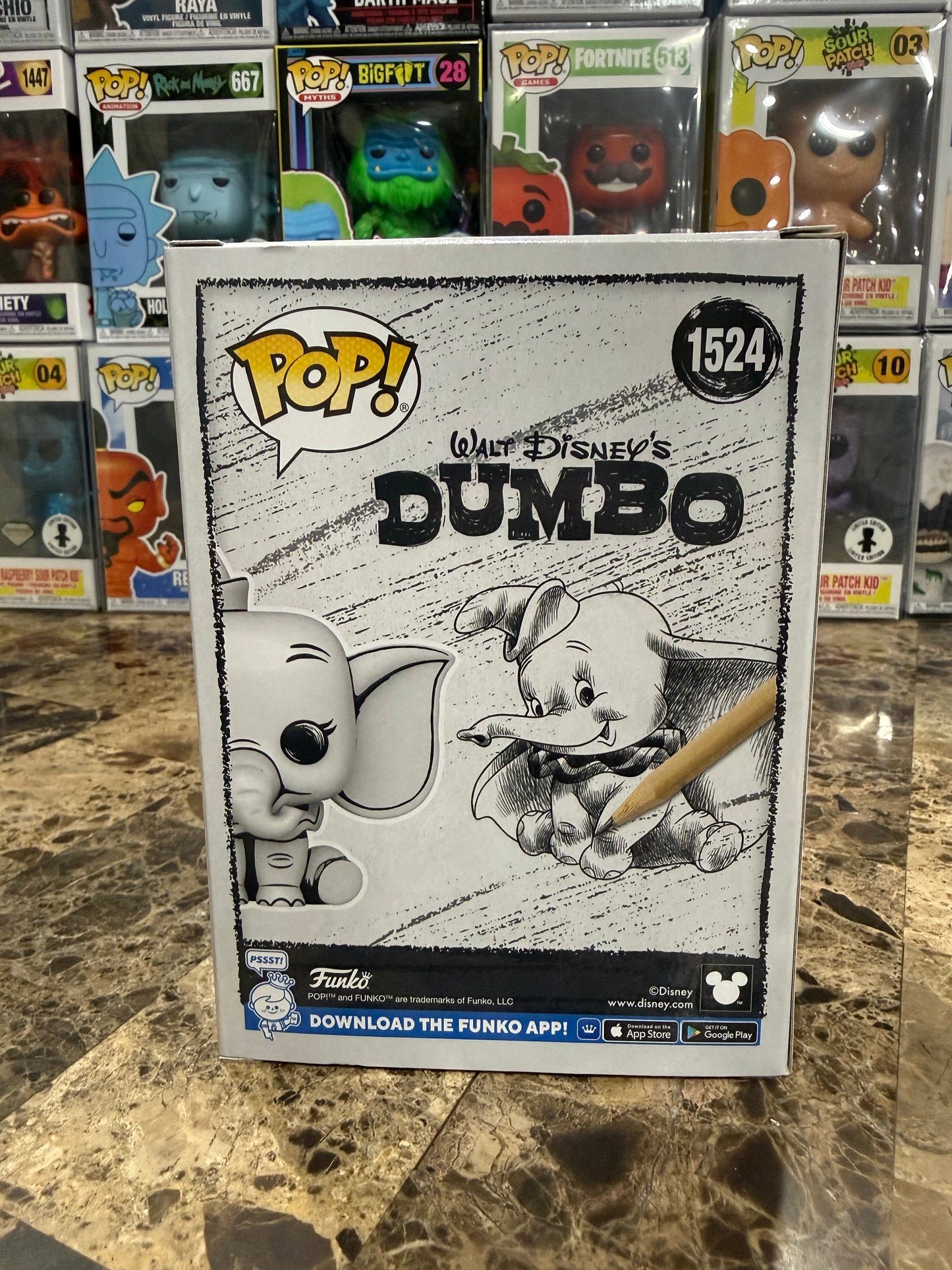 Dumbo (Black & White) — Dumbo #1524 Funko Pop! Vinyl