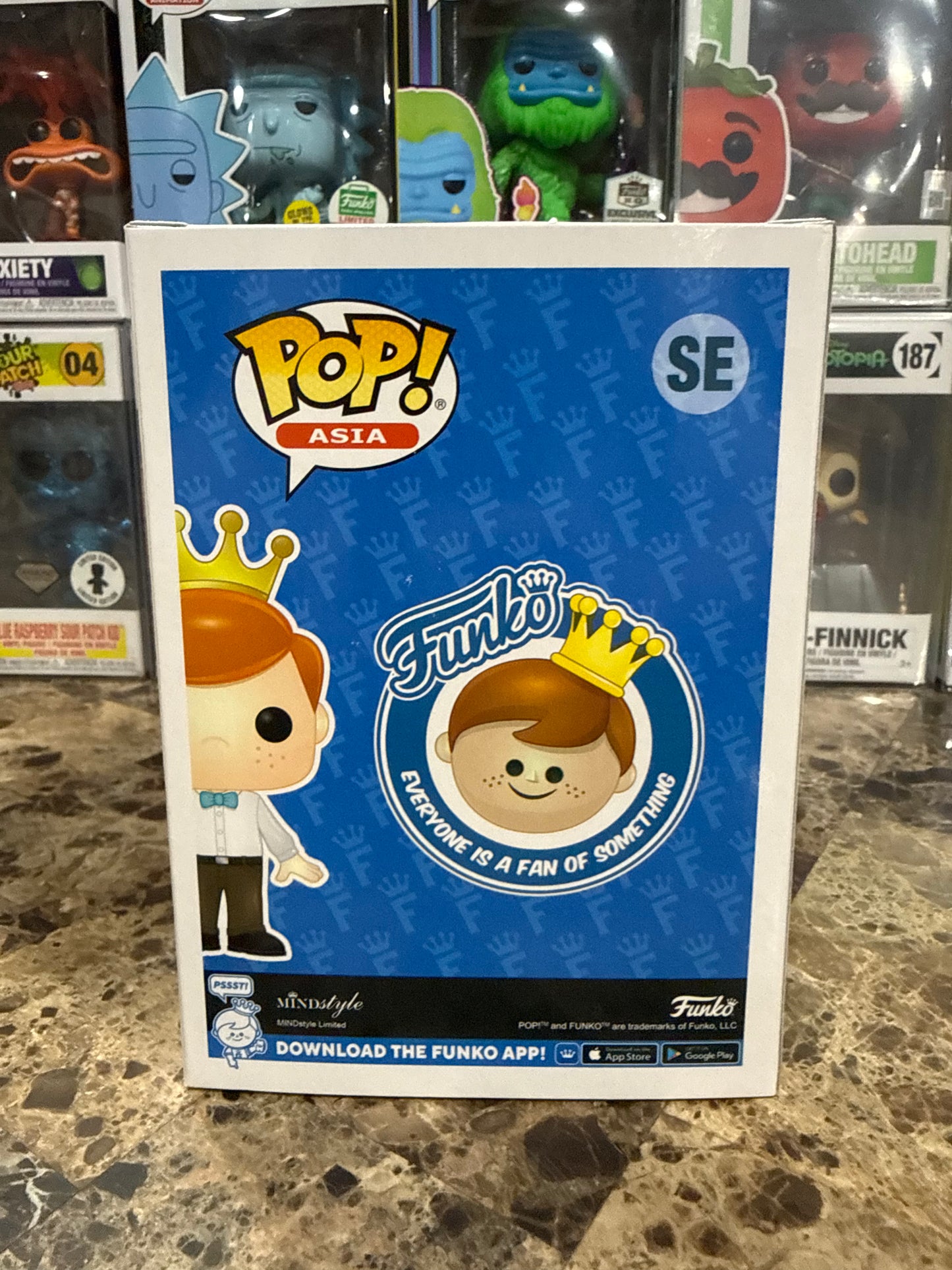Freddy Funko As Love Combrat (Blacklight) Autographed by Ron English — Pop! Asia #SE Funko Pop! Vinyl