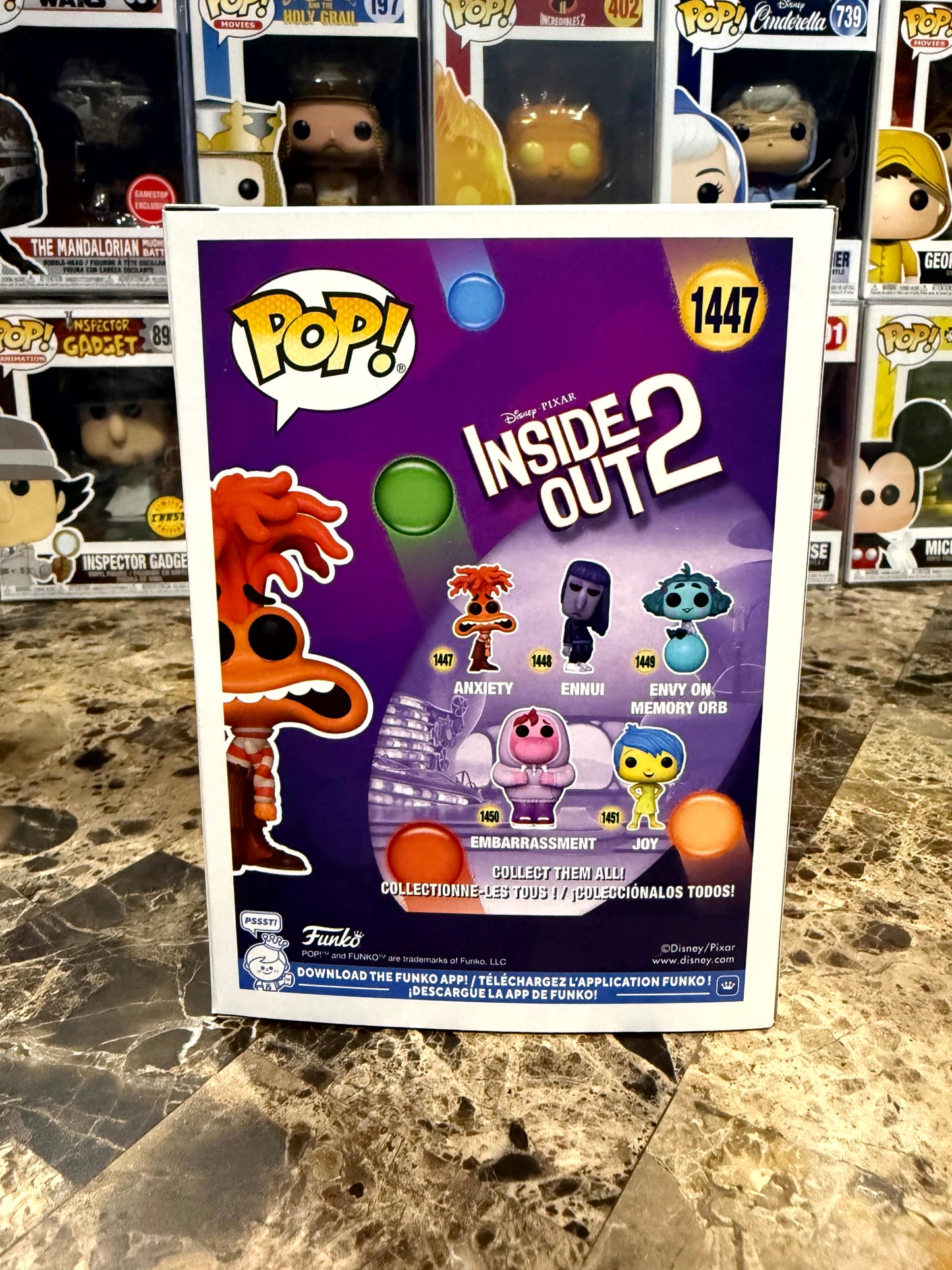 Anxiety — Inside Out 2 #1447 Funko Pop! Vinyl